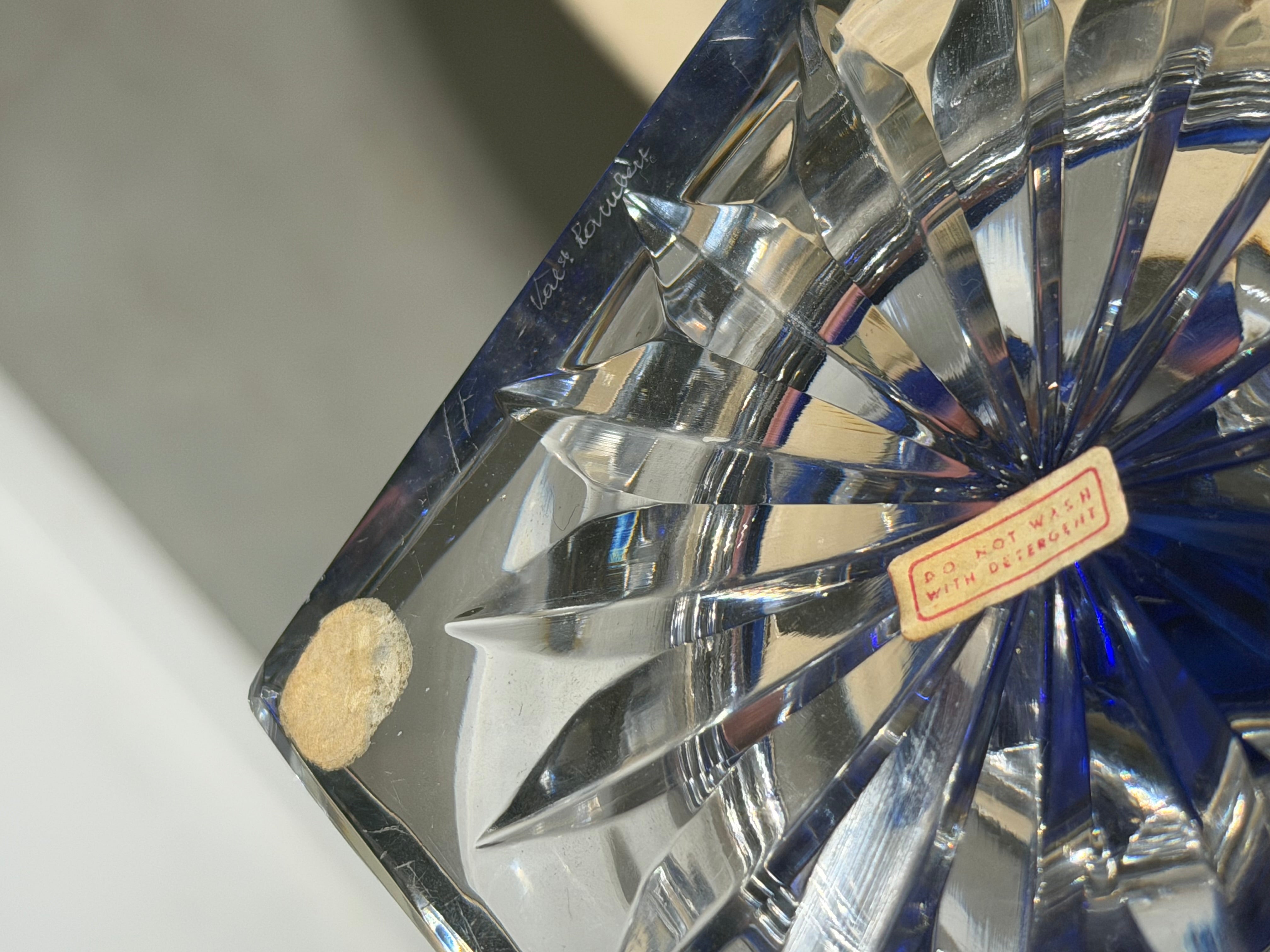 Val Saint Lambert Coupe “Danse de Flore” in Crystal