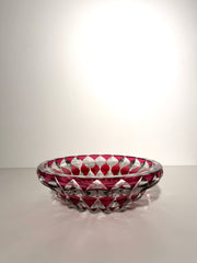 Val Saint Lambert Cut Crystal Bowl