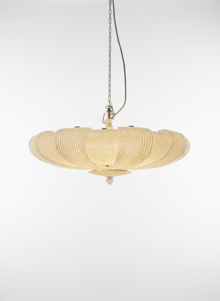 Murano Glass Chandelier — Italy, 1980s