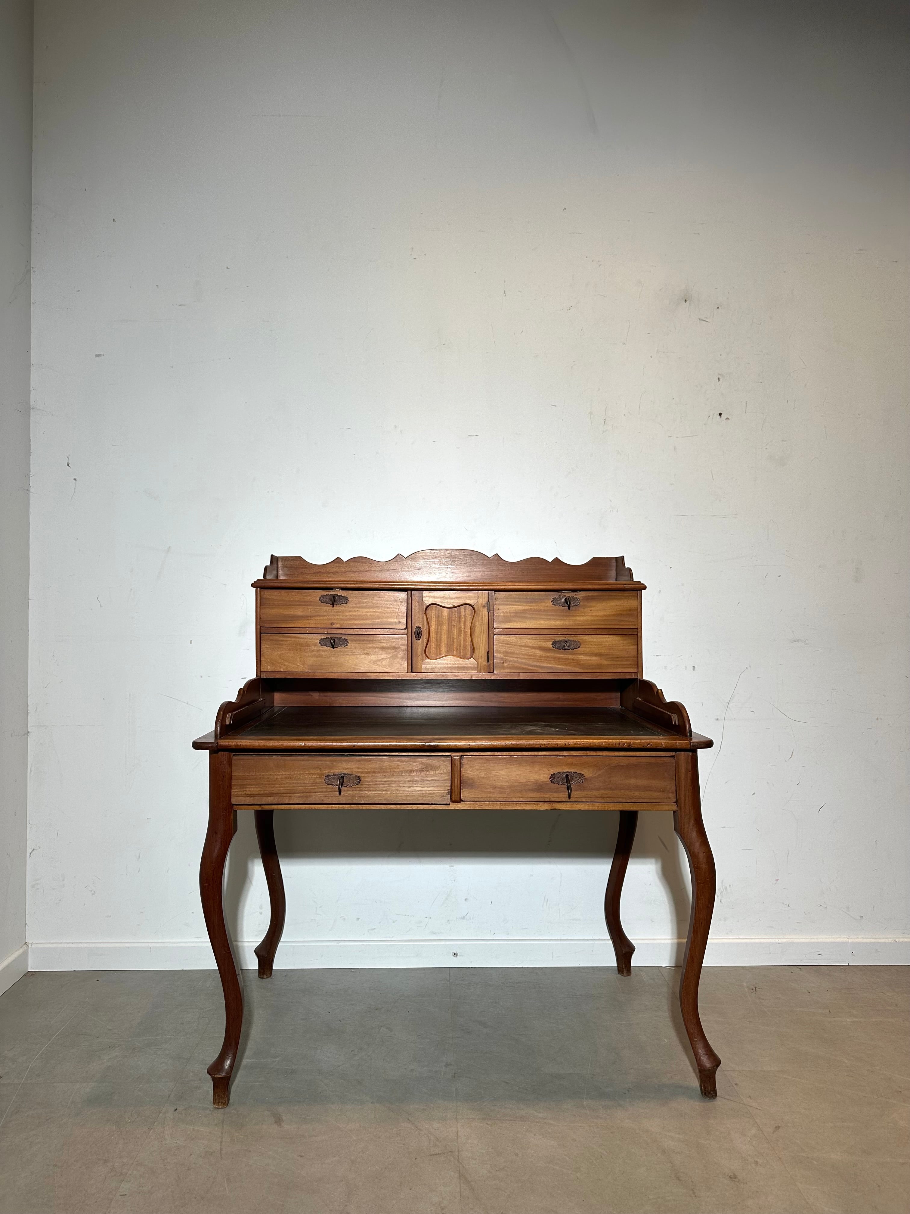Antique Wooden Secretary Desk
