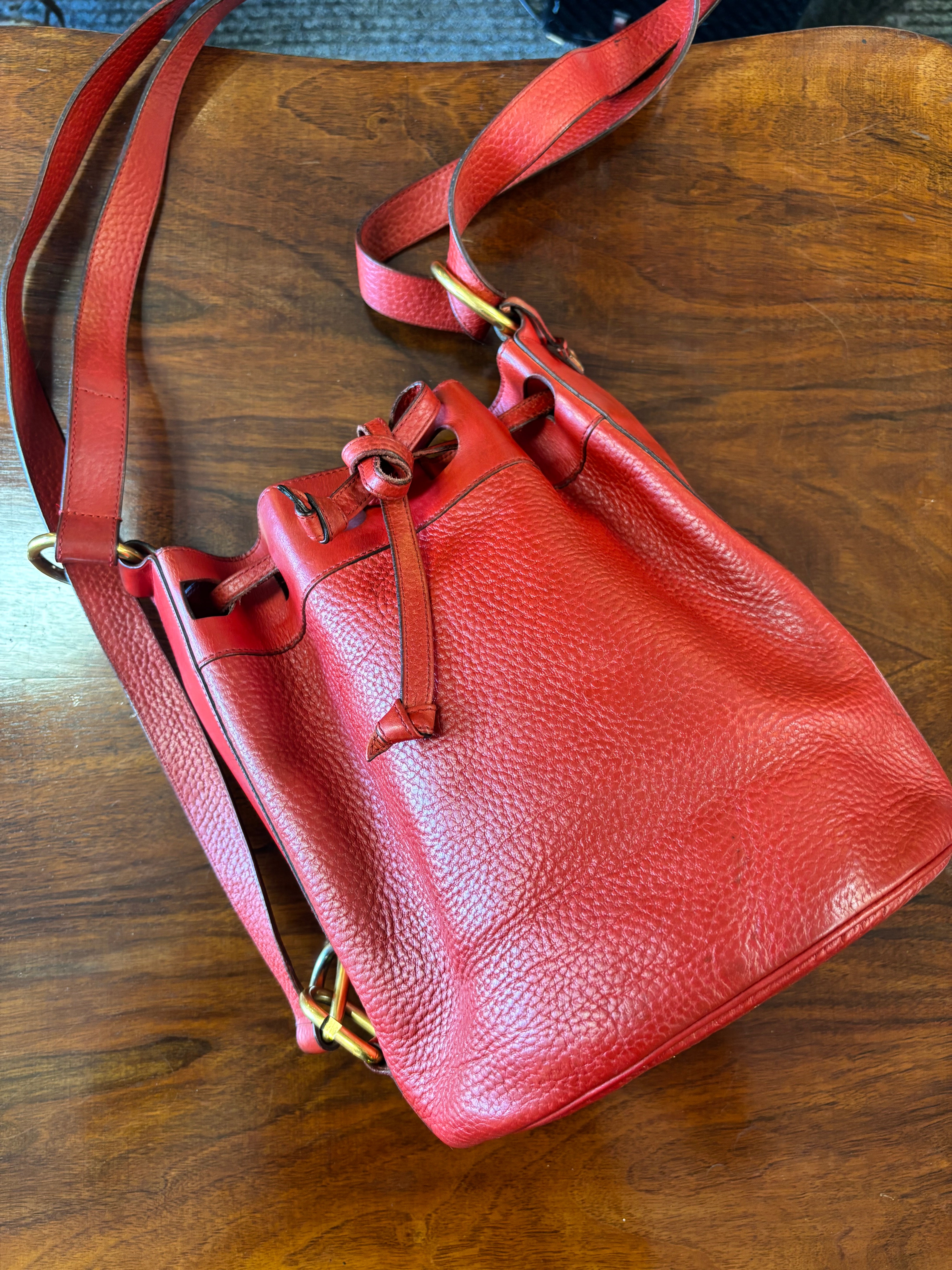 Delvaux “Gibus” Red Bag