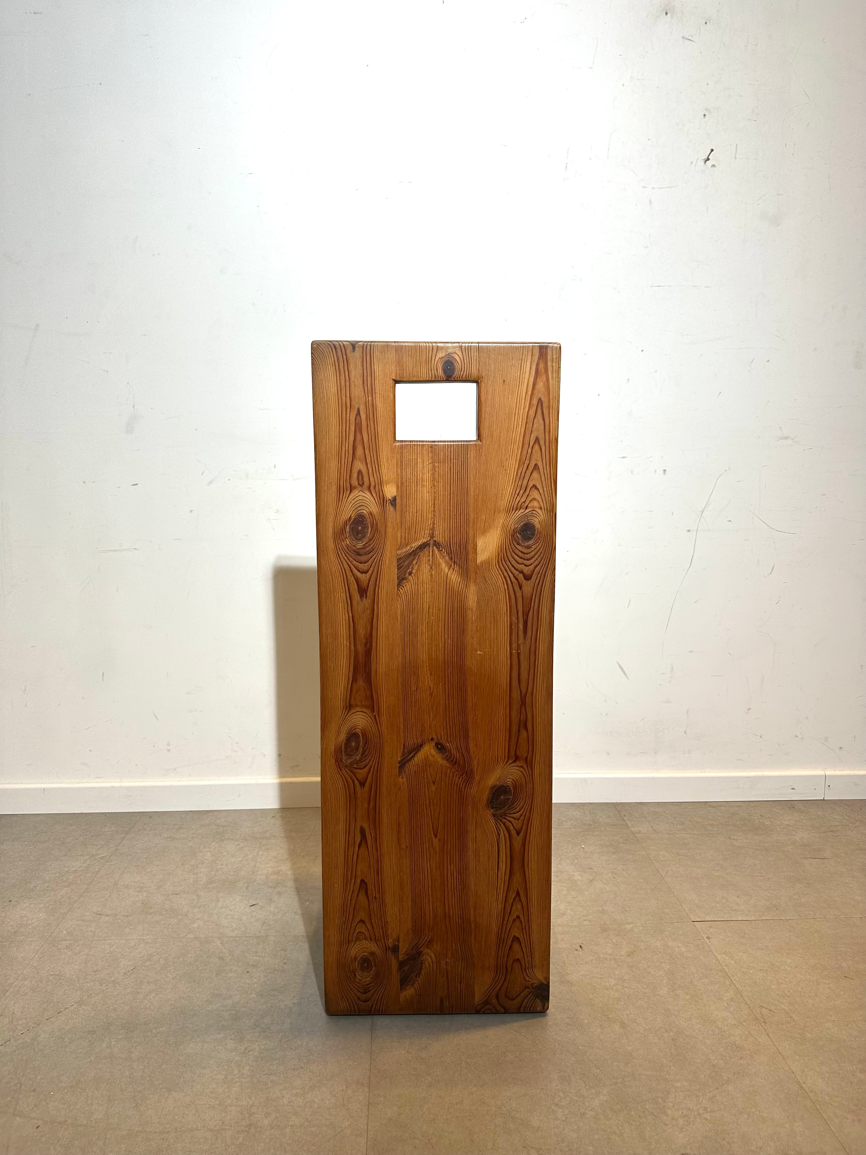 Set of 3 Brutalist Bar Stools, 1970s