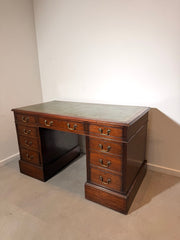 Antique Mahogany Pedestal Desk