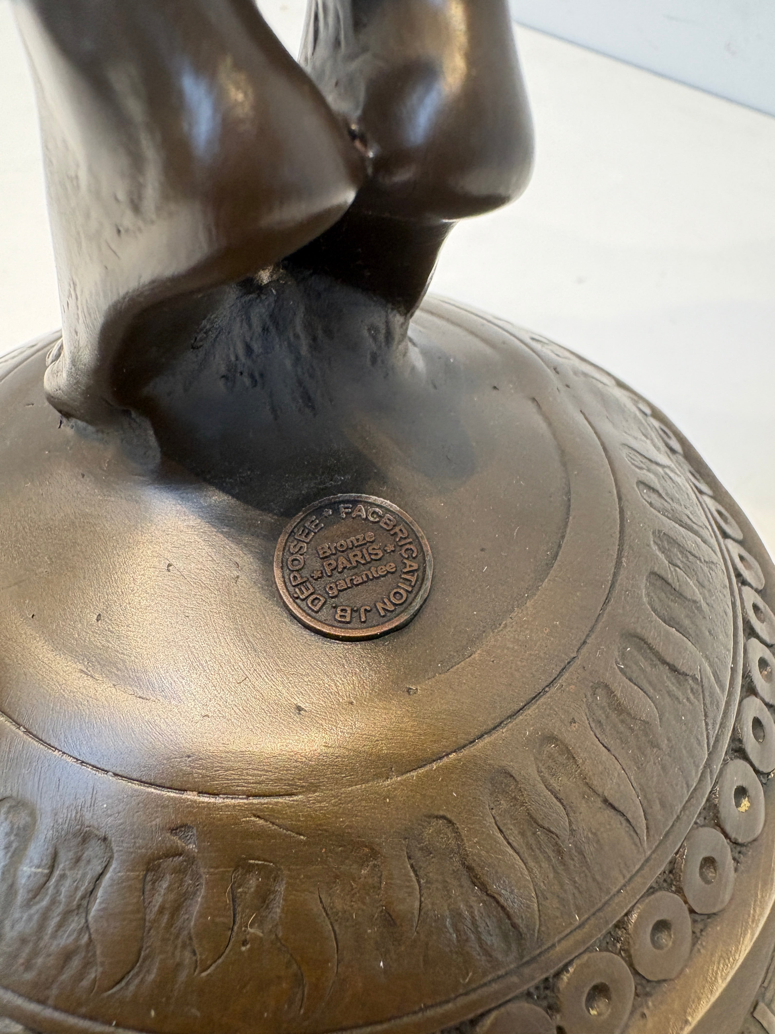 Bronze Sculpture “Icarus” – Mythological Winged Figure