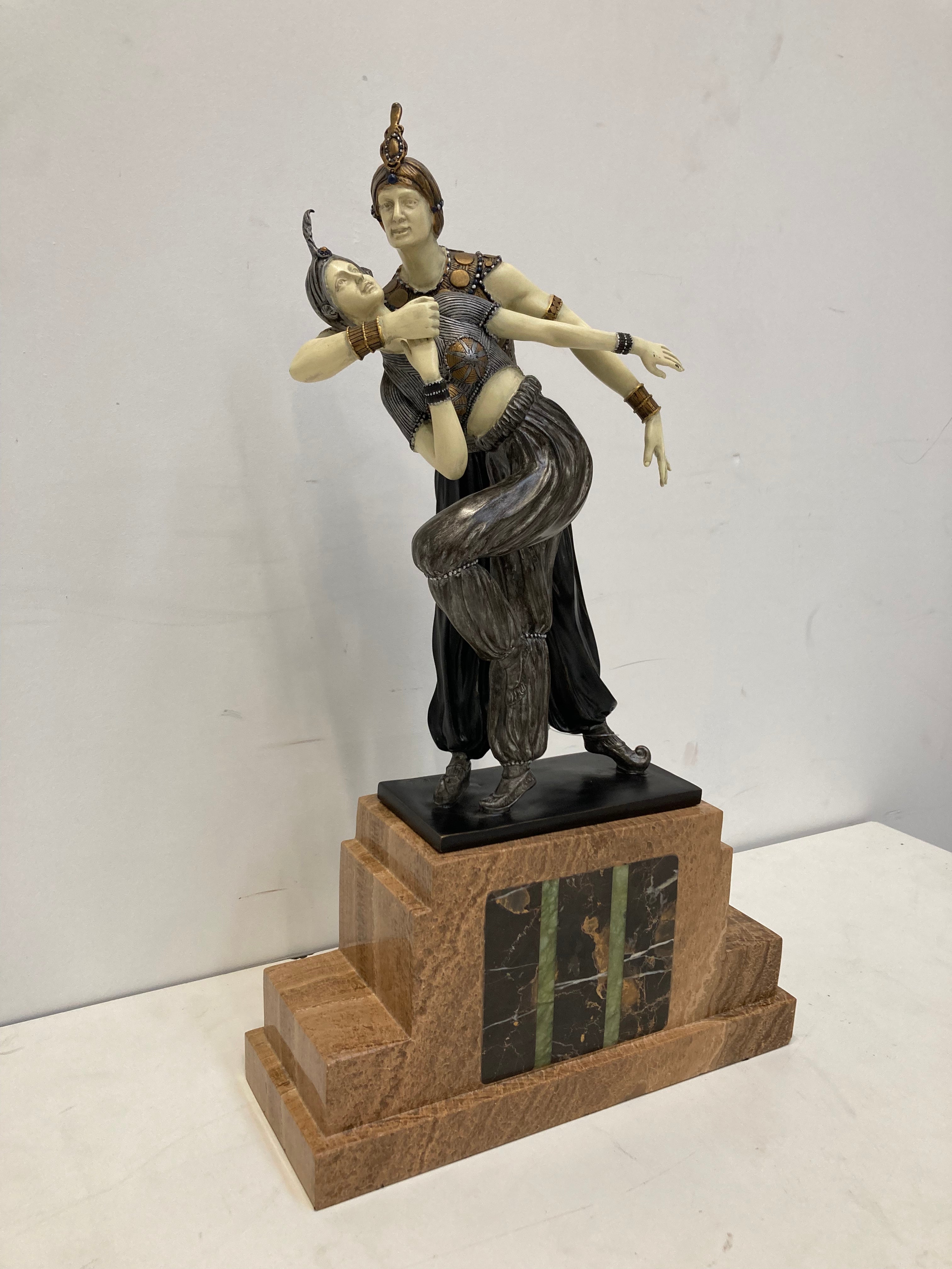 Bronze Statue Persian Dance