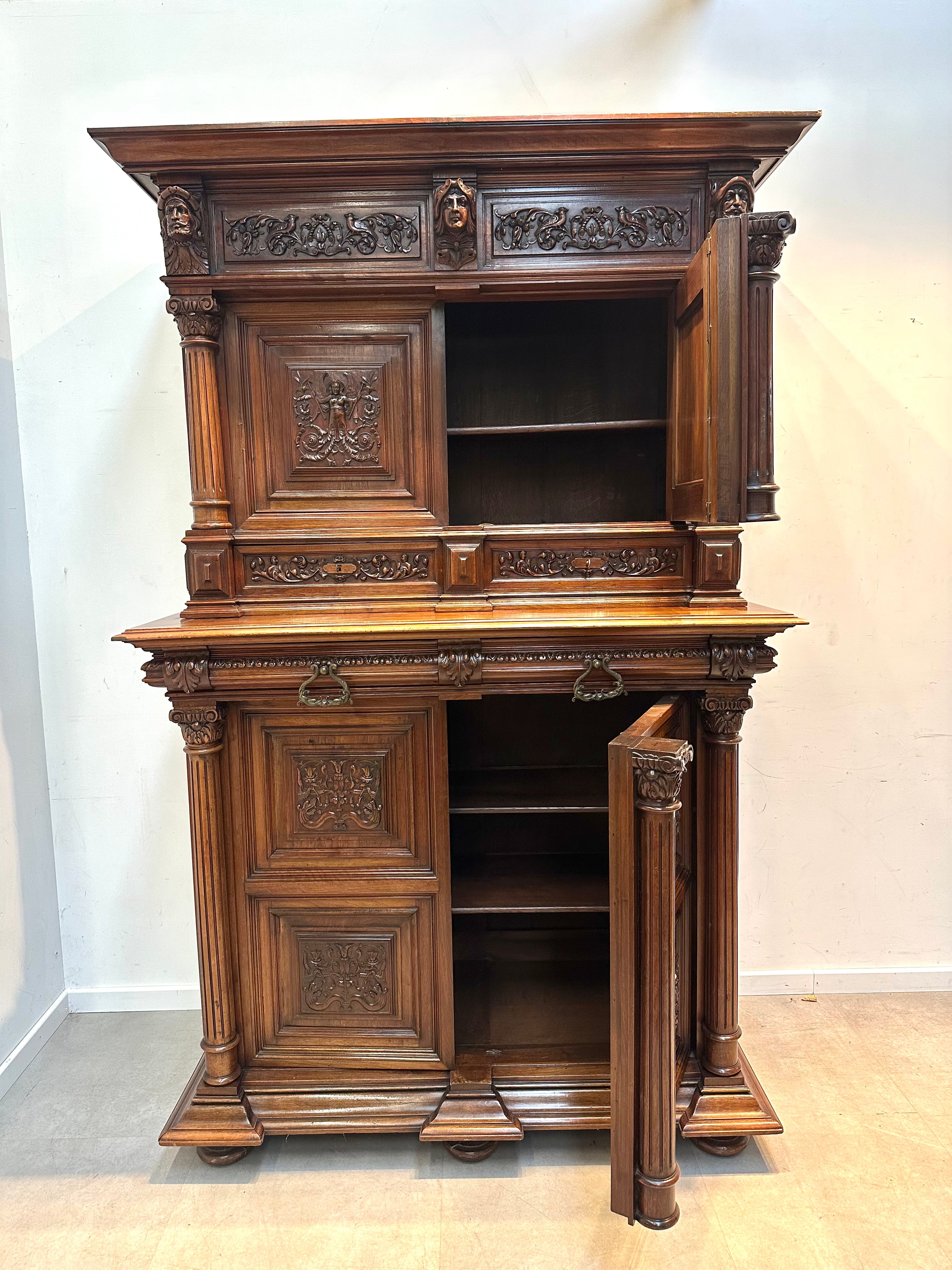 Antique Renaissance Revival Cabinet