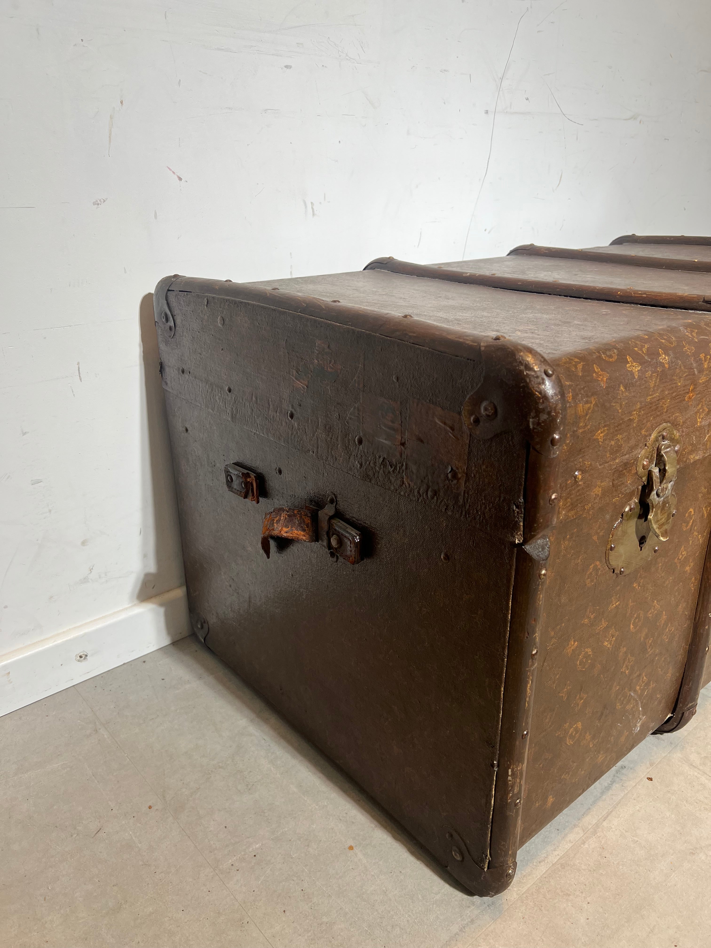 LV style Suitcase with Monogram