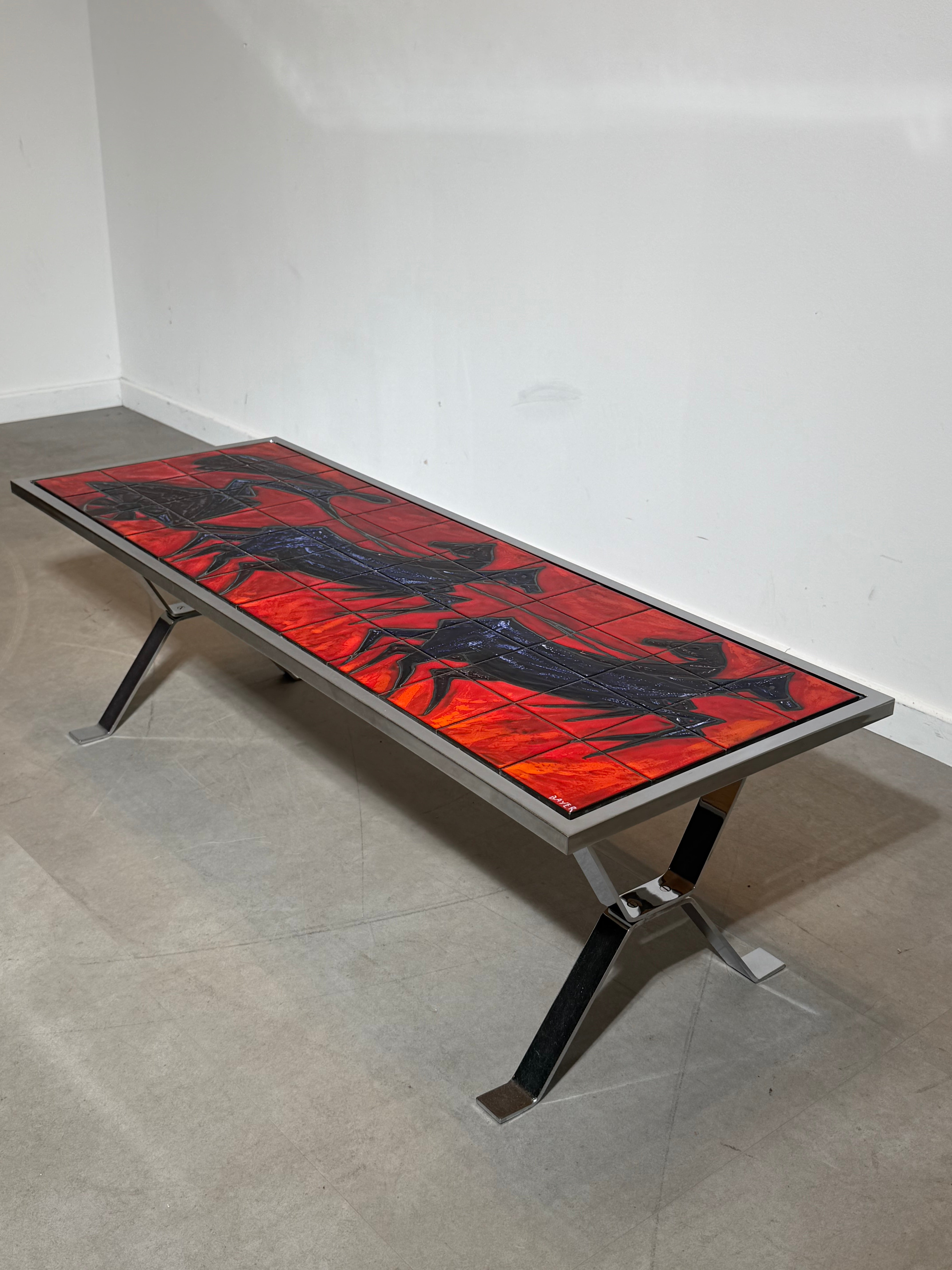André Bayer Vintage Ceramic Coffee Table