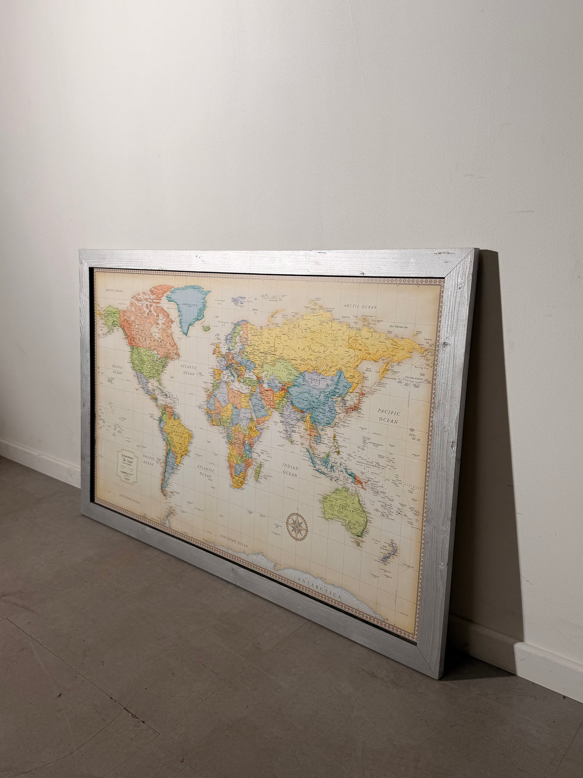 Vintage Rand McNally World Map – Classic Edition