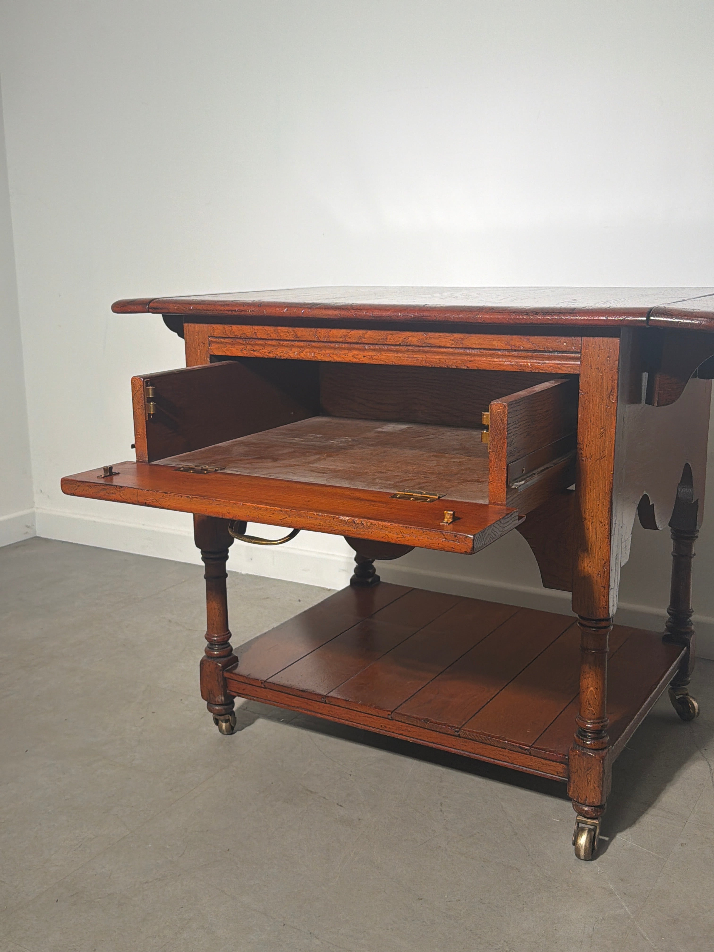Gateleg Sidetable with Drawer