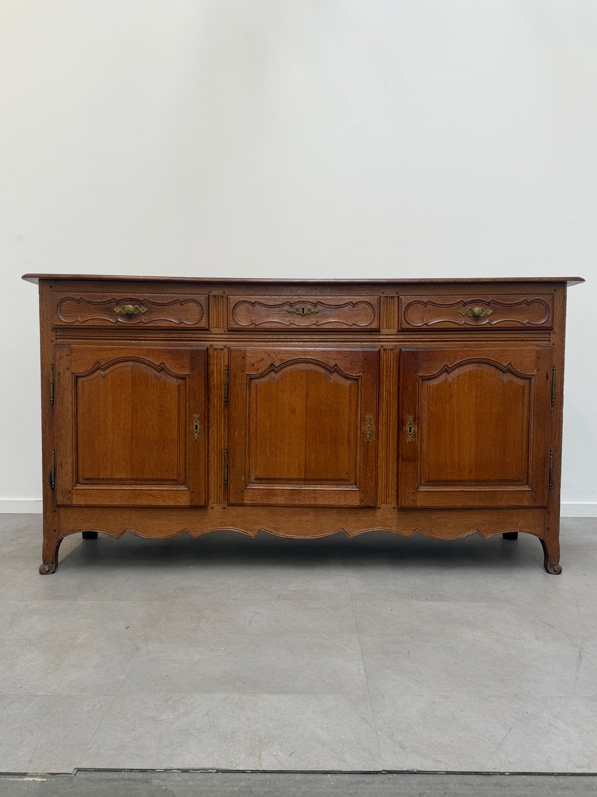 19th-Century French Oak Sideboard