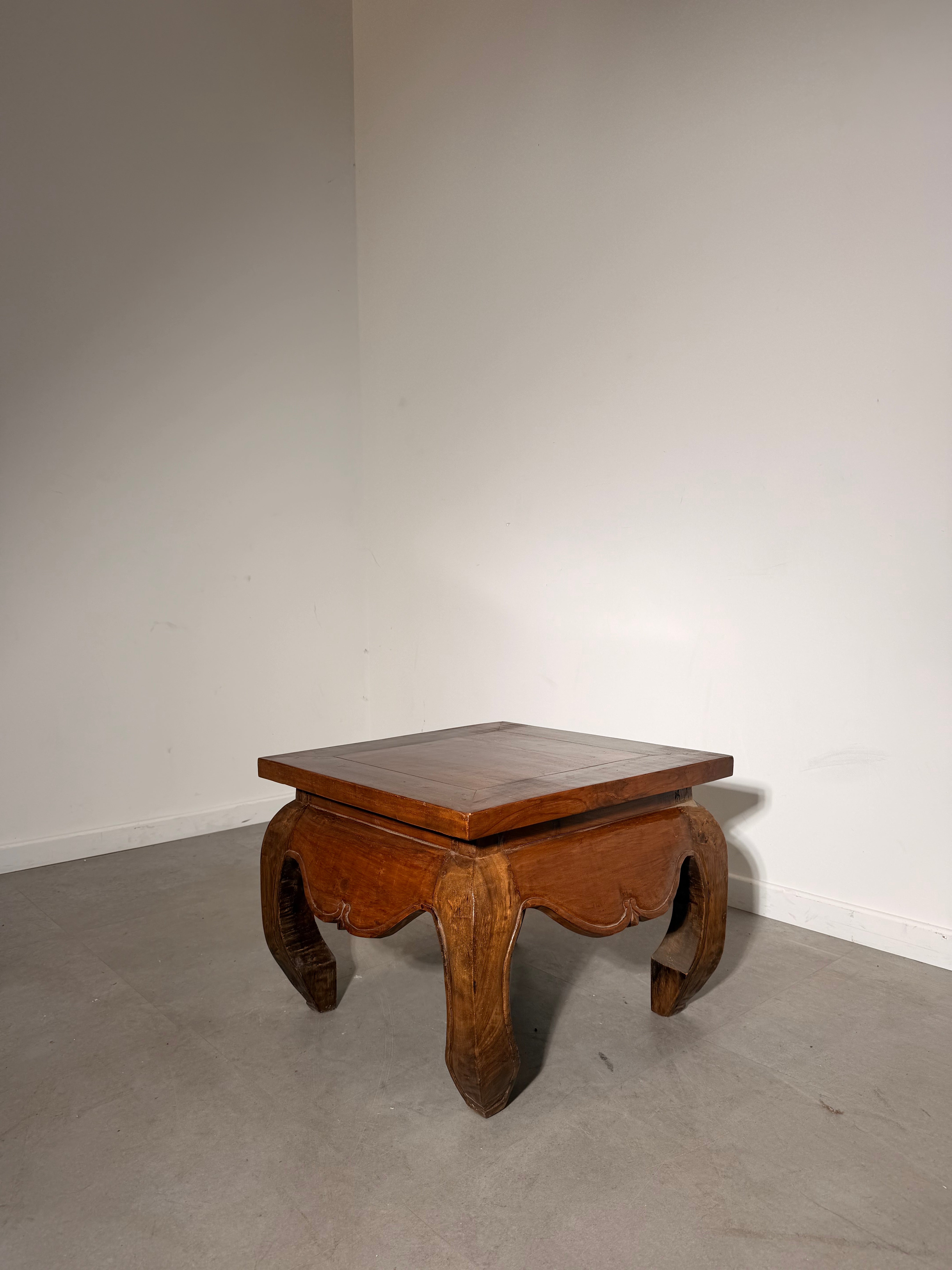 Antique Asian Hardwood Side Table