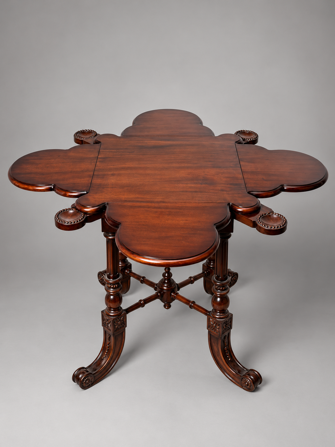 Antique Mahogany Folding Table