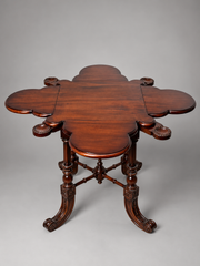 Antique Mahogany Folding Table