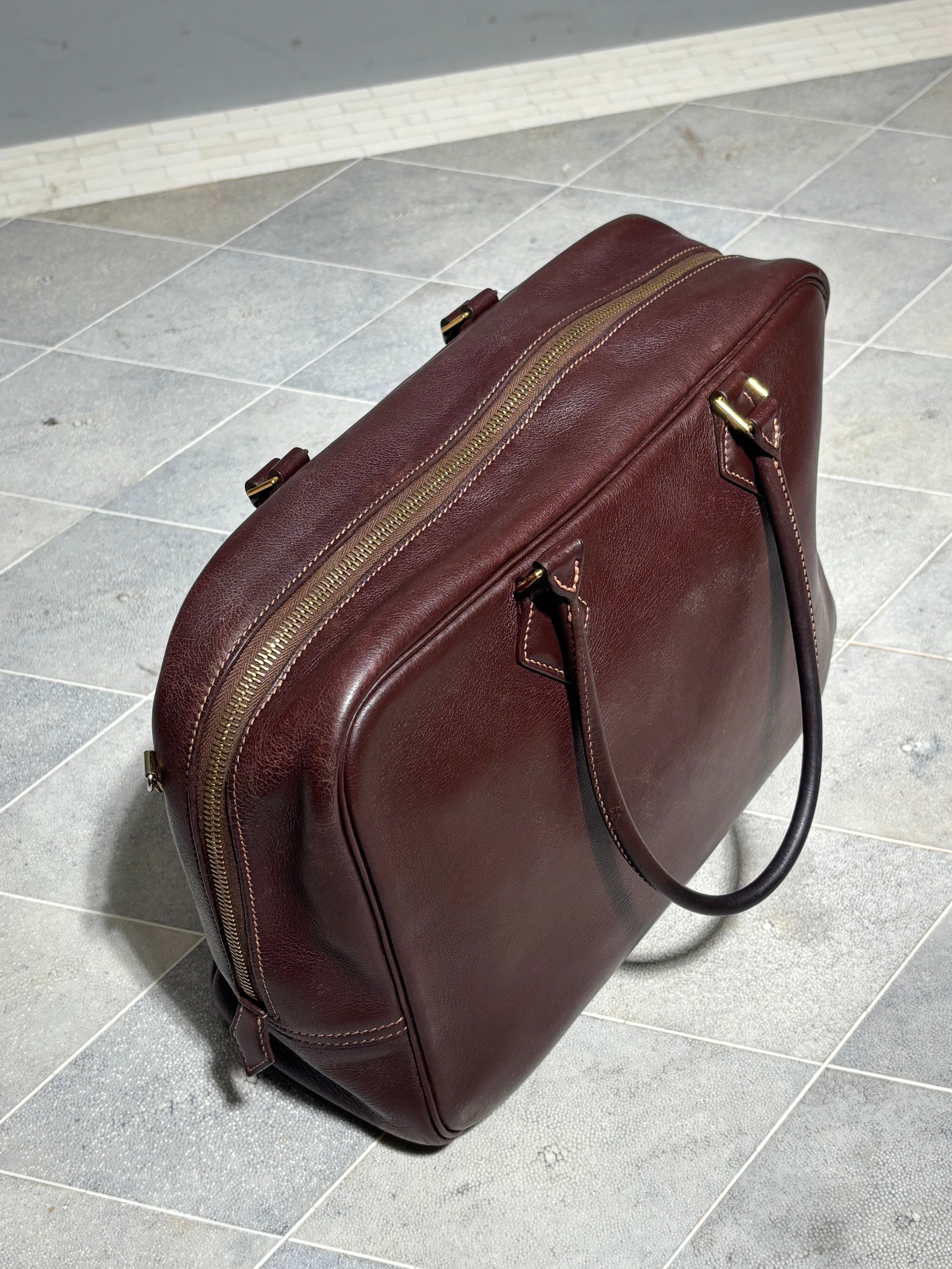 Sac à main Hermès Plume – Marron Chocolat