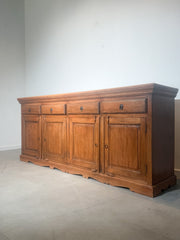 Vintage Wooden Sideboard / Buffet Cabinet – India – 215 cm