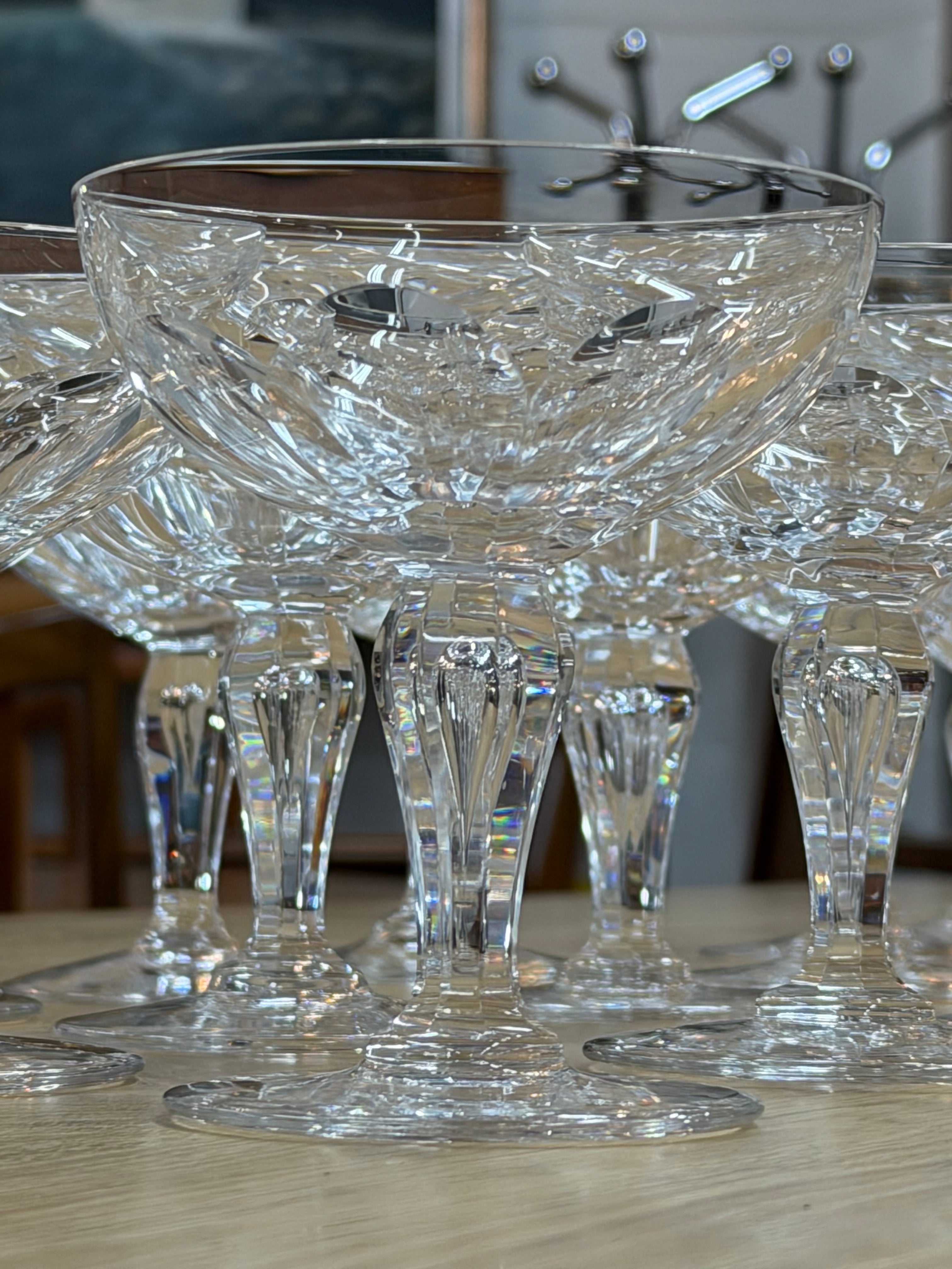 Crystal glass set – Val Saint Lambert – Model Paul Premier – 47 pieces