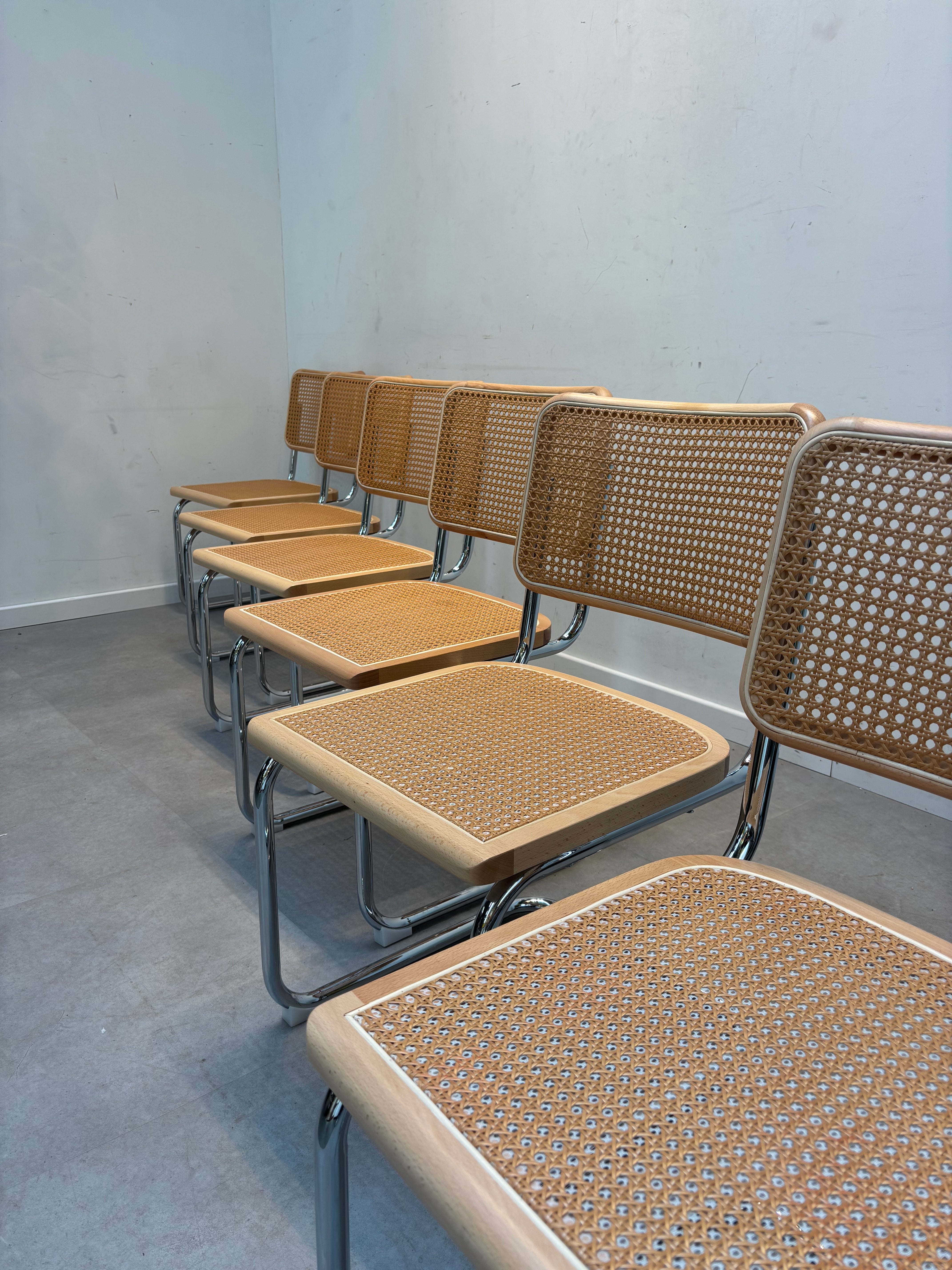 S-Chair Natural Chrome