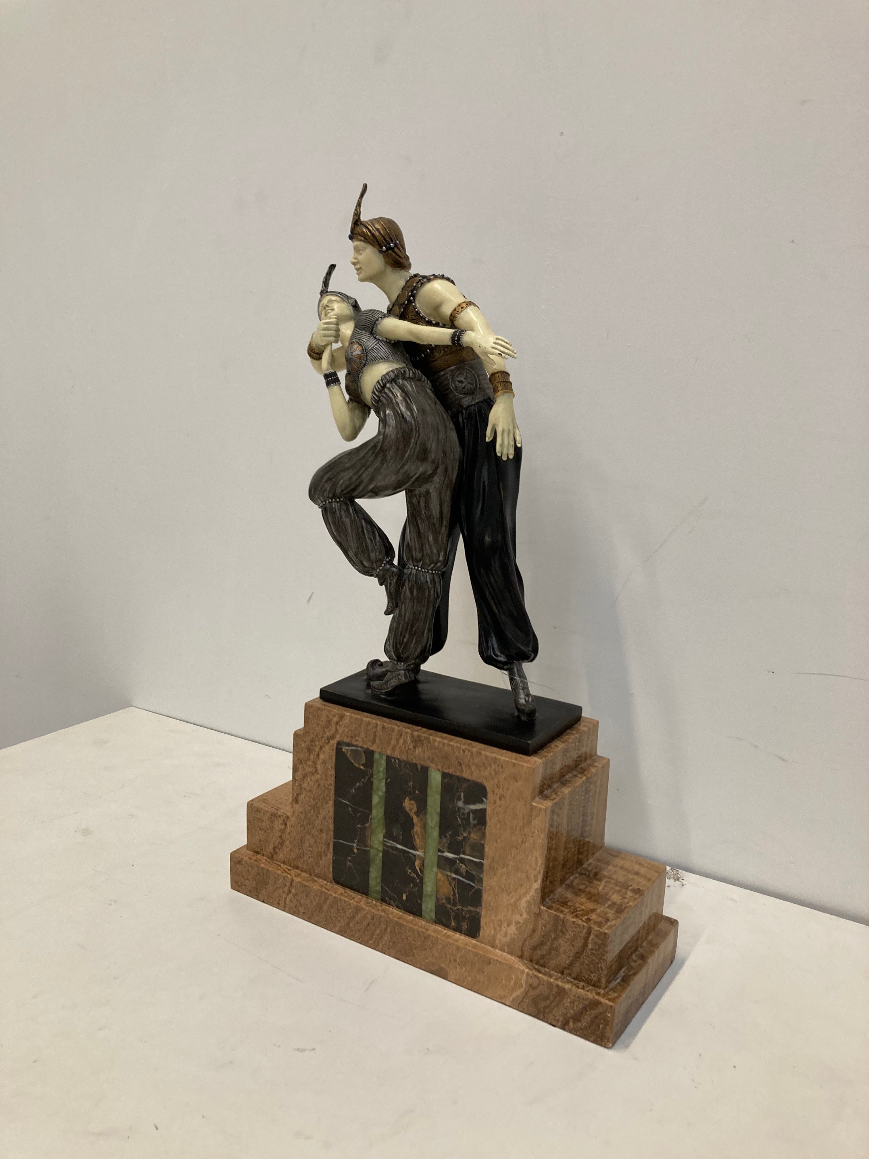 Bronze Statue Persian Dance