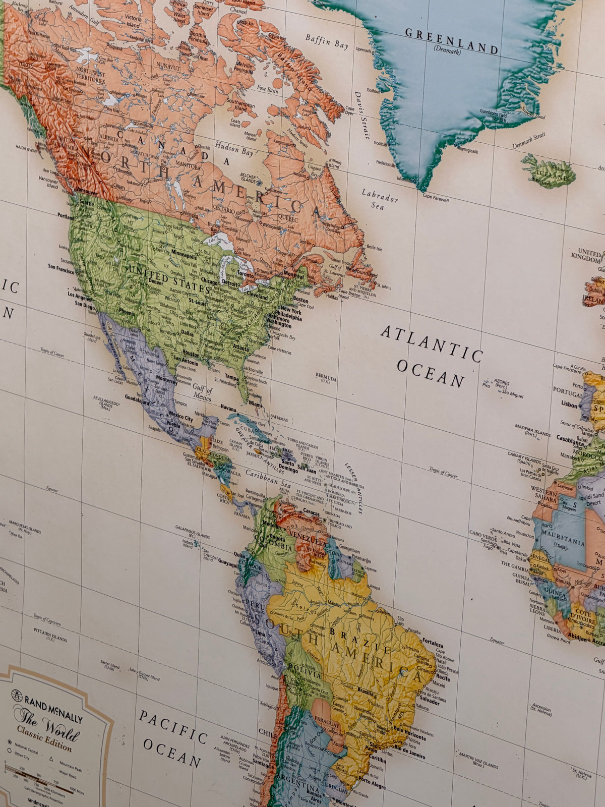 Vintage Rand McNally World Map – Classic Edition