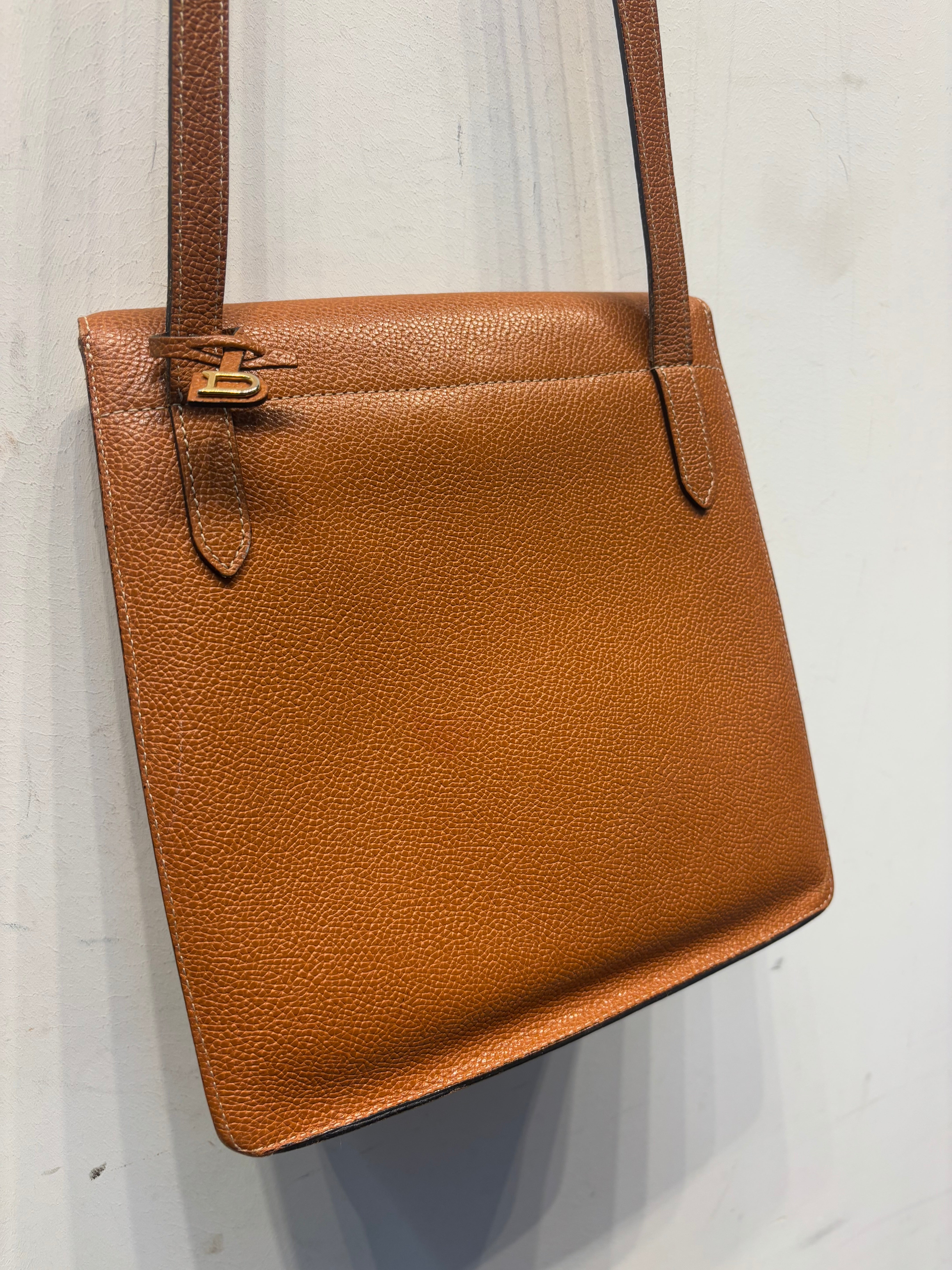 Delvaux “Rubis” Cognac Bag