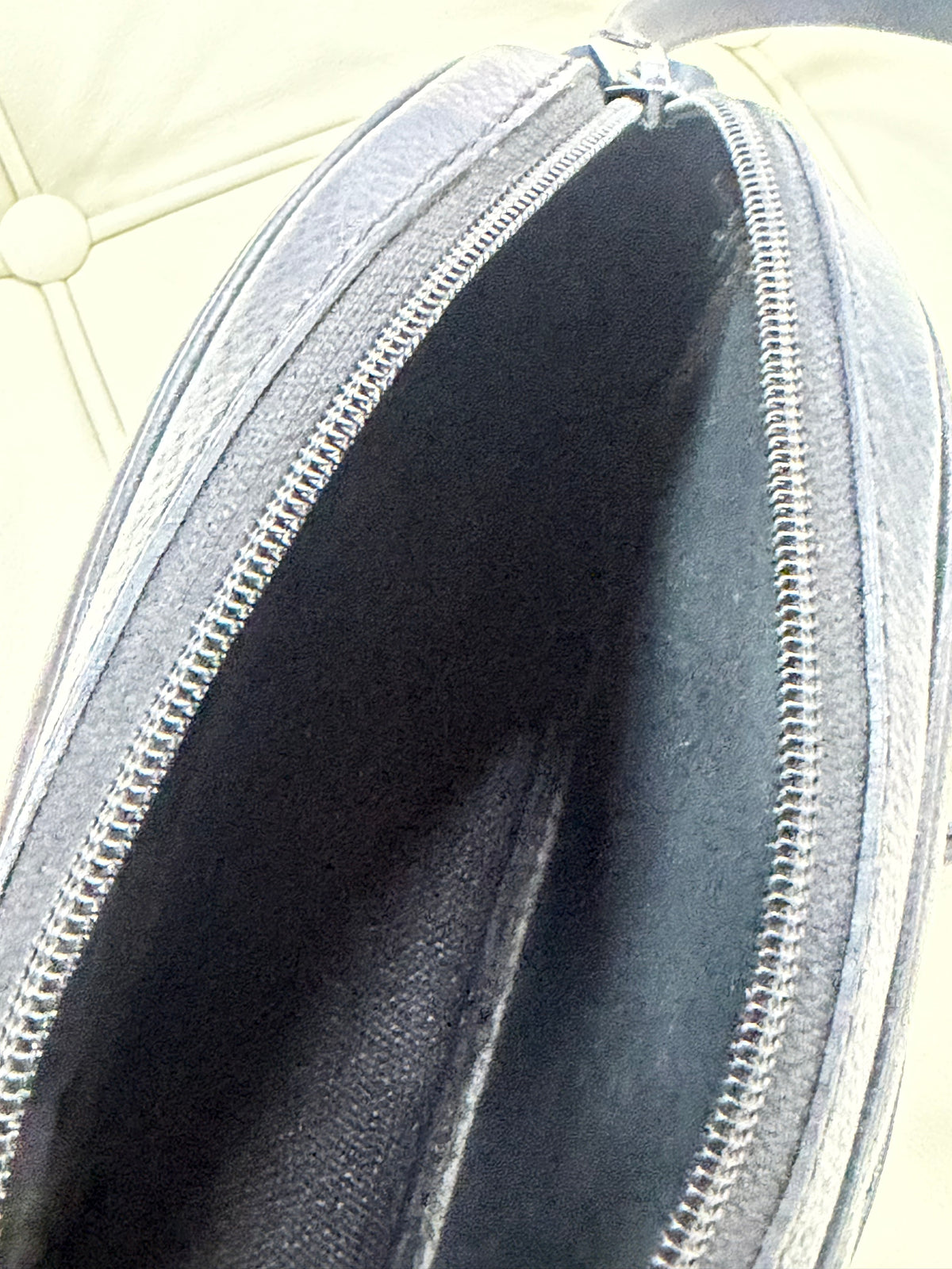 Vintage Delvaux Navy Blue Crossbody Bag