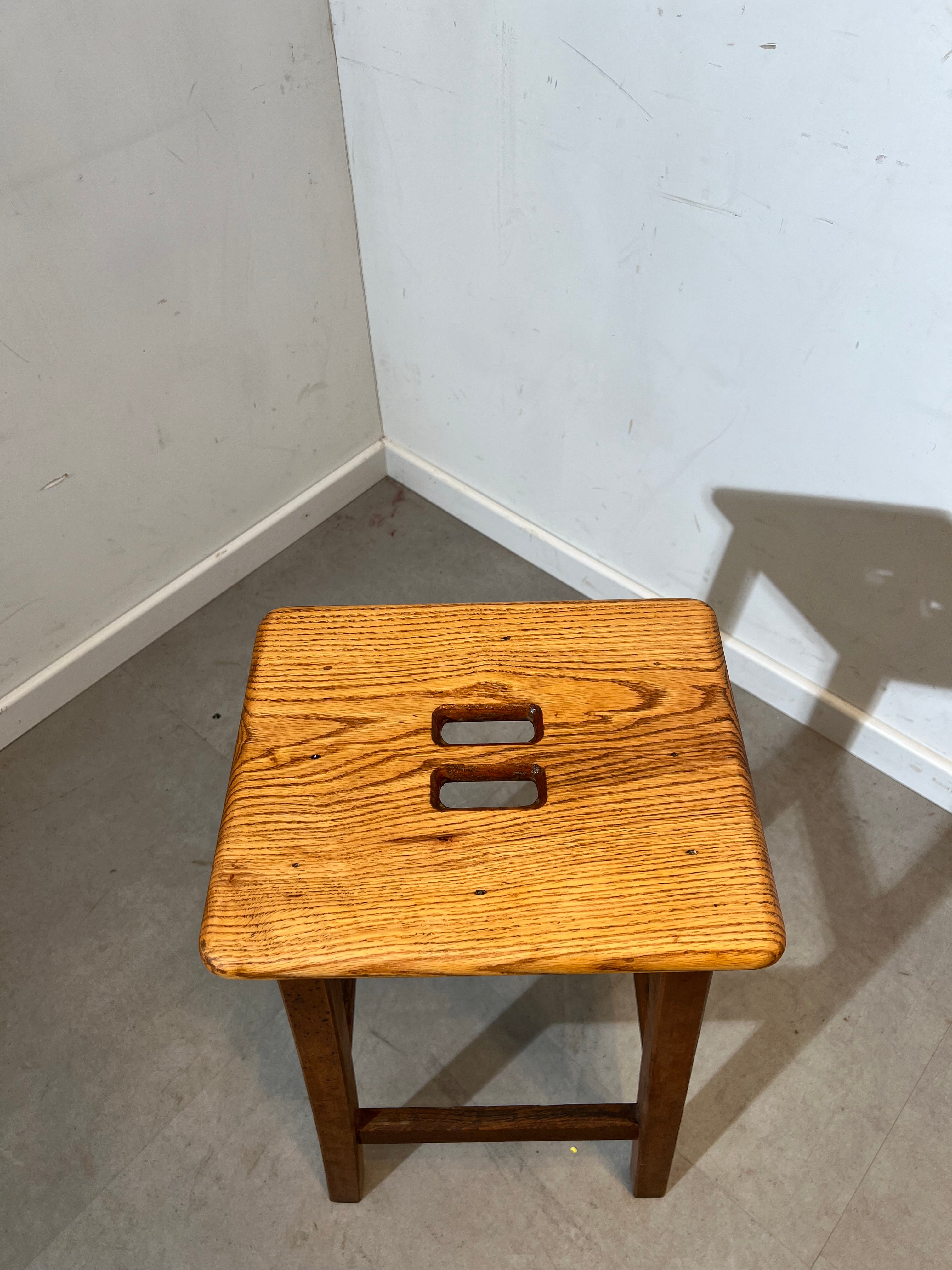 Vintage Wooden Bar Stool