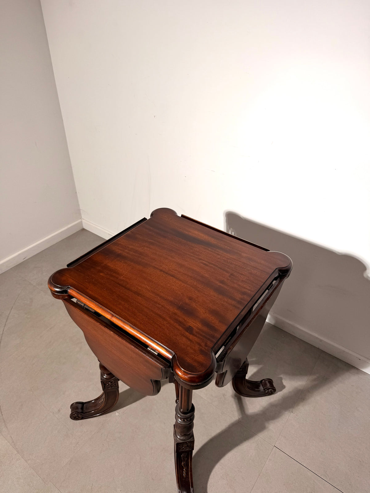 Antique Mahogany Folding Table