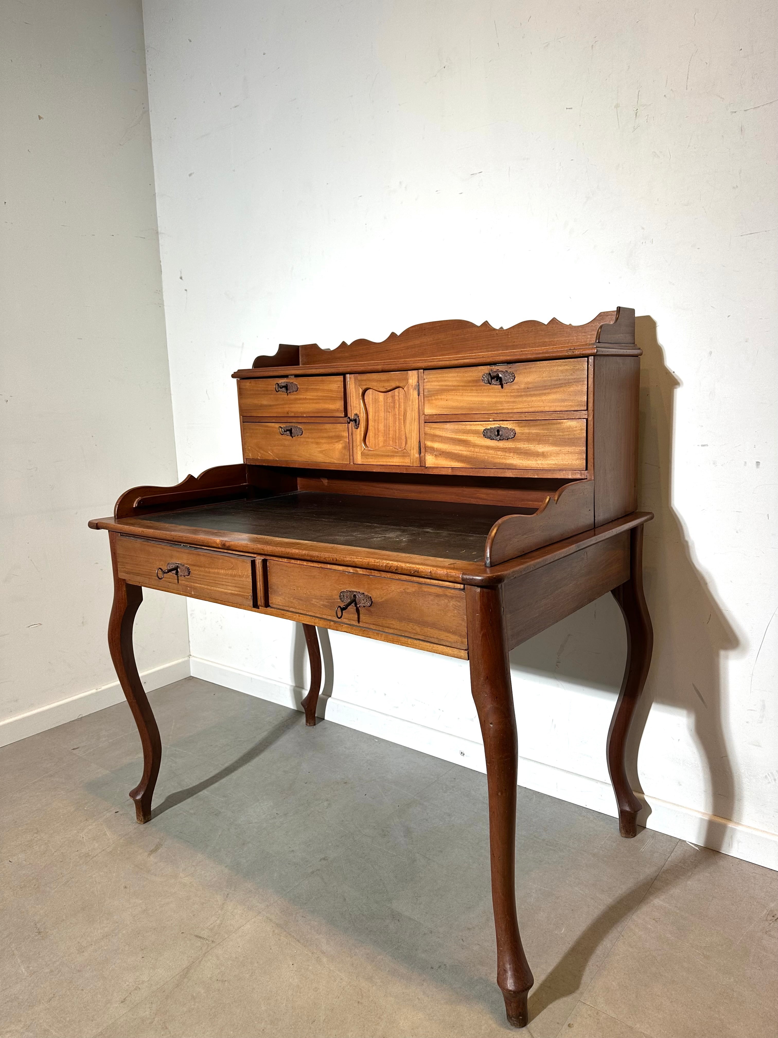 Antique Wooden Secretary Desk