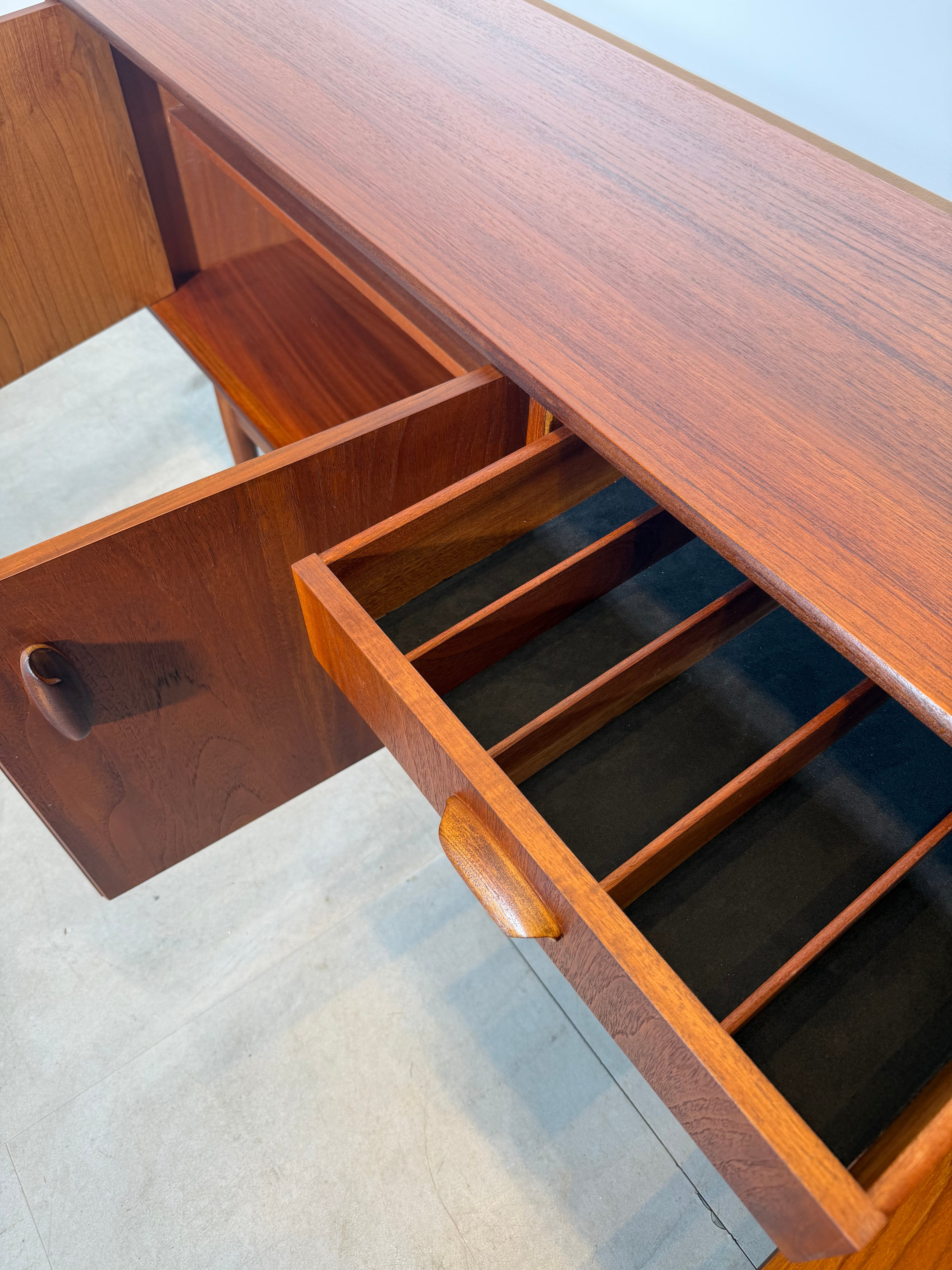 G-Plan “Brasilia” Sideboard by Victor Wilkins – Mid-Century Modern Teak Sideboard