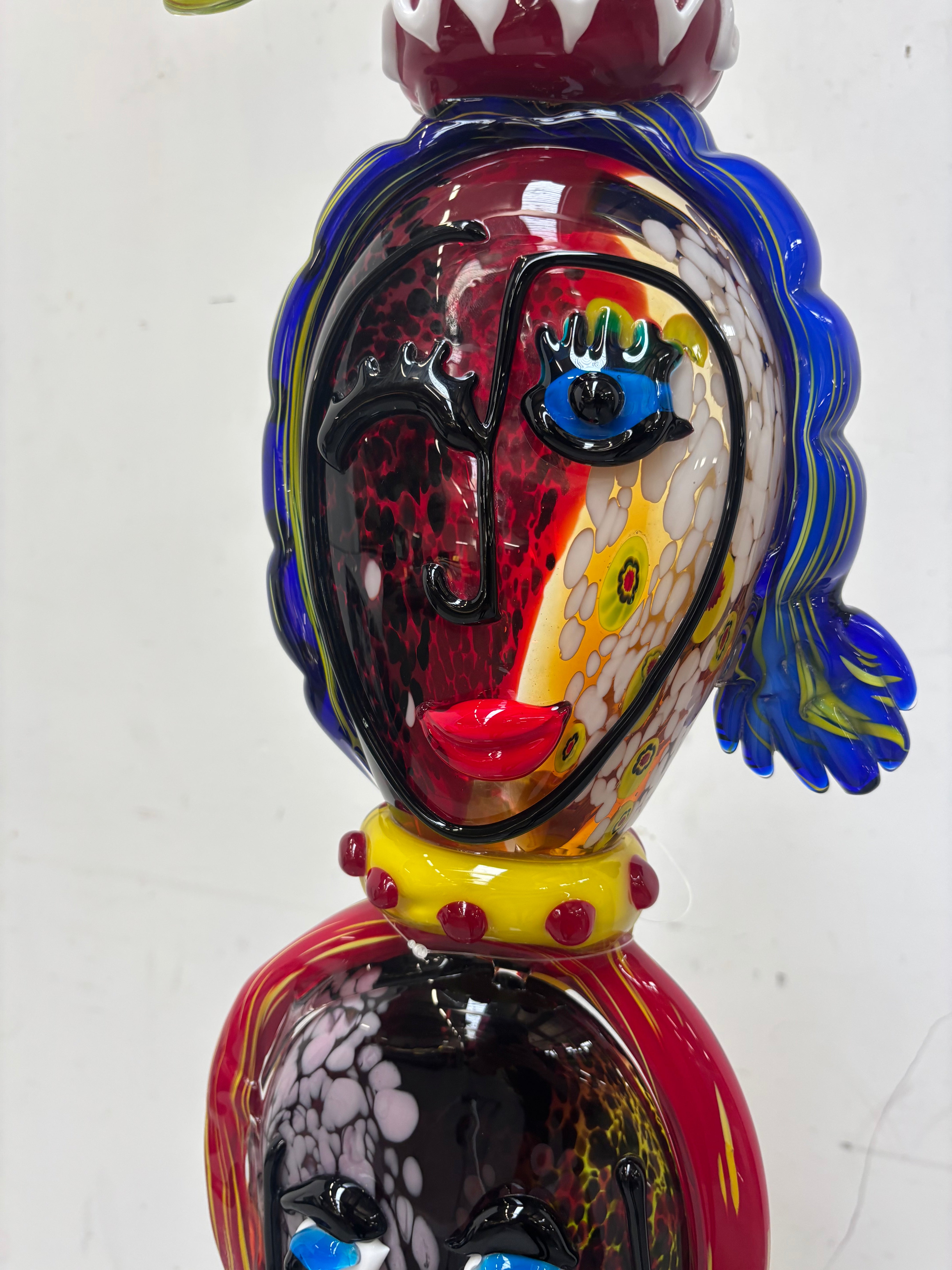 Abstracte figuur van Murano-glas, 90 cm.