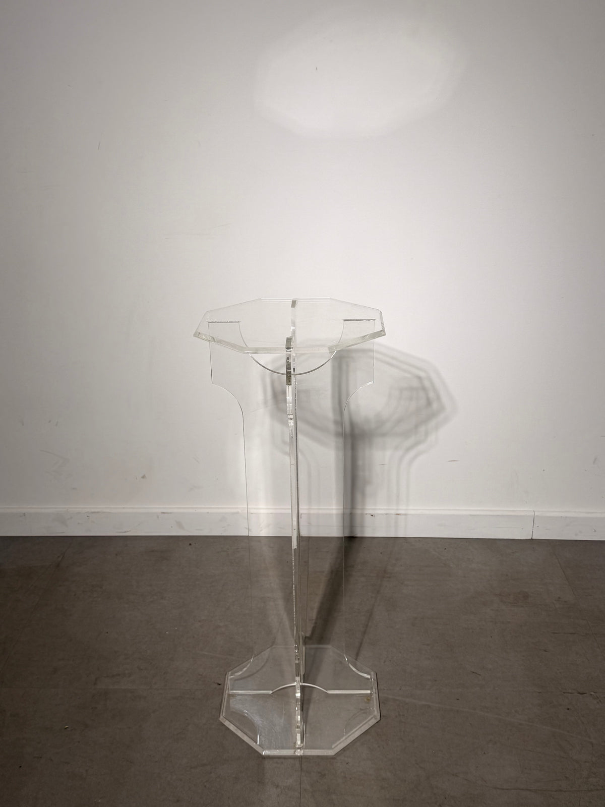 Vintage Lucite Acrylic Pedestal