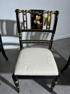 Oriental handpainted chair