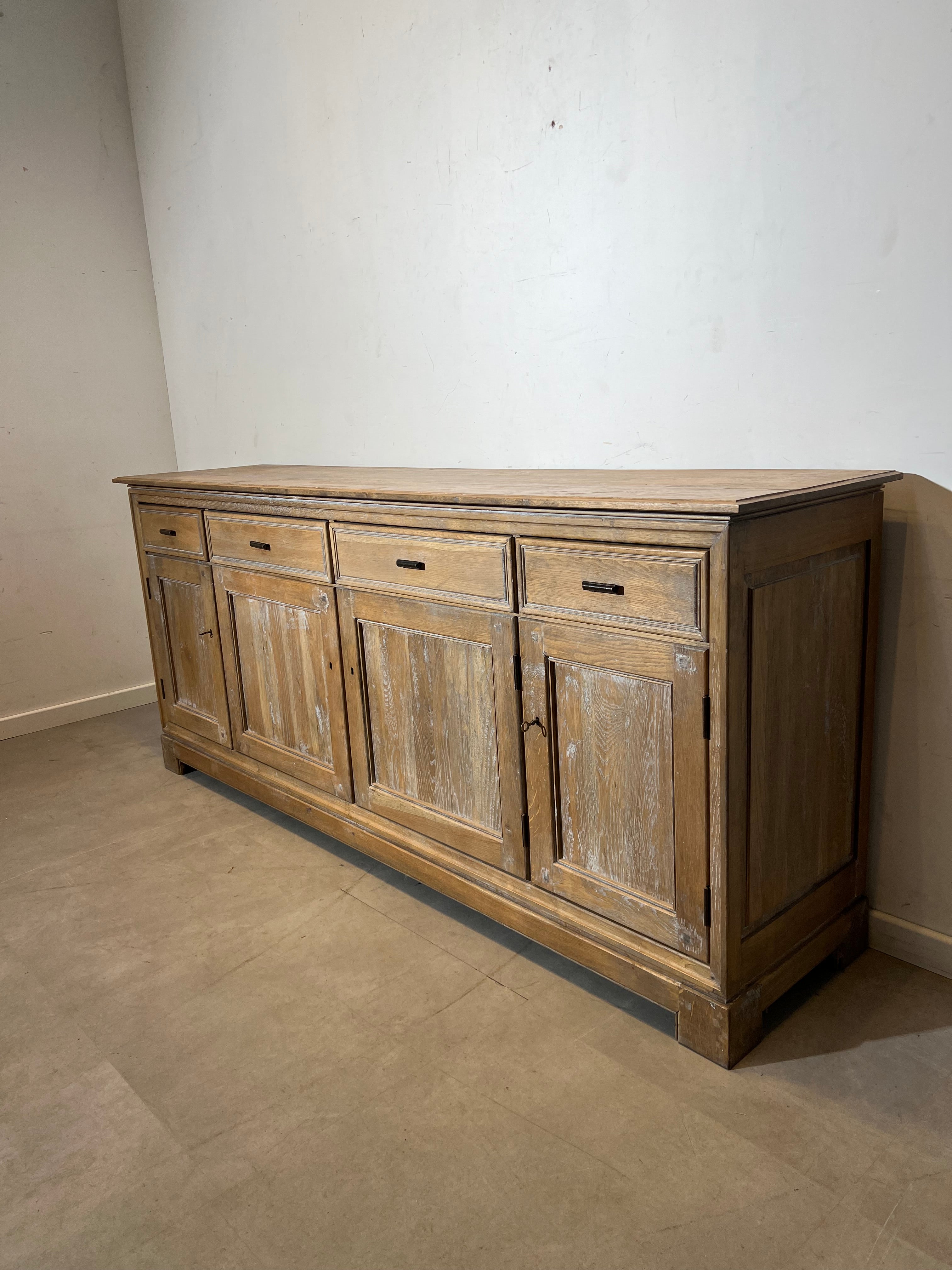 Large Rustic Oak Sideboard