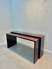 2 Wooden Console Tables