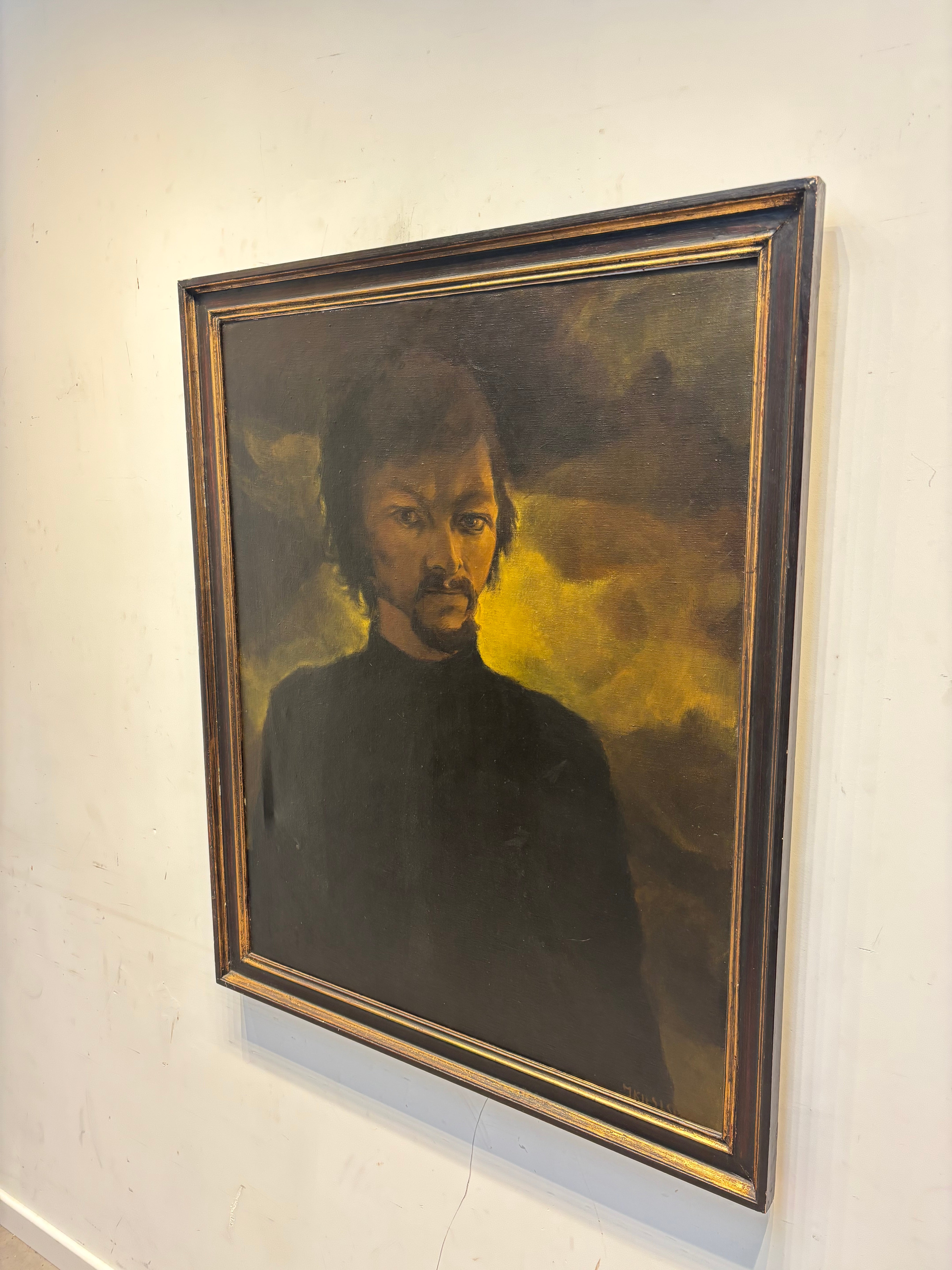 Hans Kitslaar - Potrait - Huile sur toile