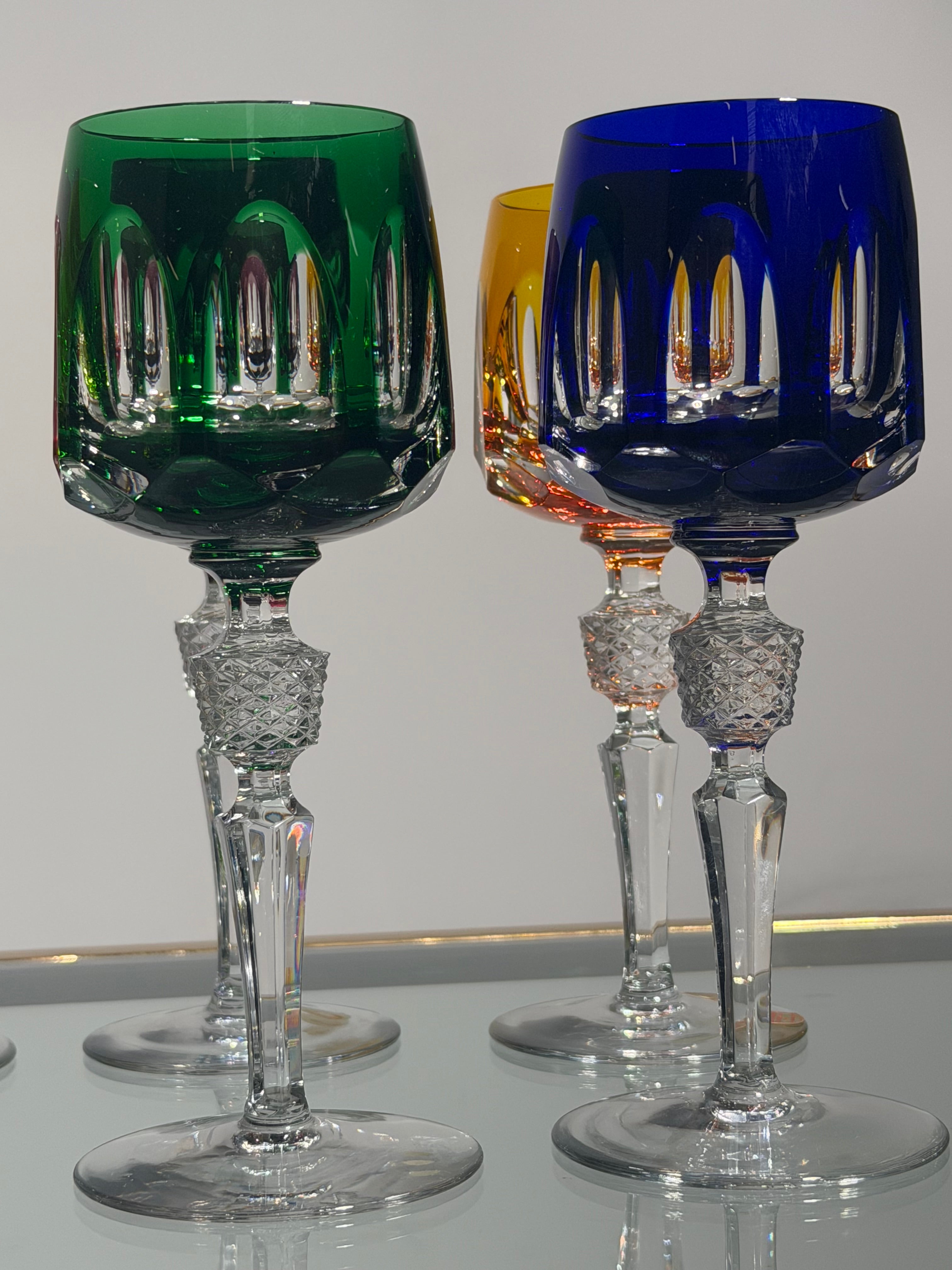 Nachtmann “Bernard” Crystal Wine Glasses – Set of 6 Multicolour