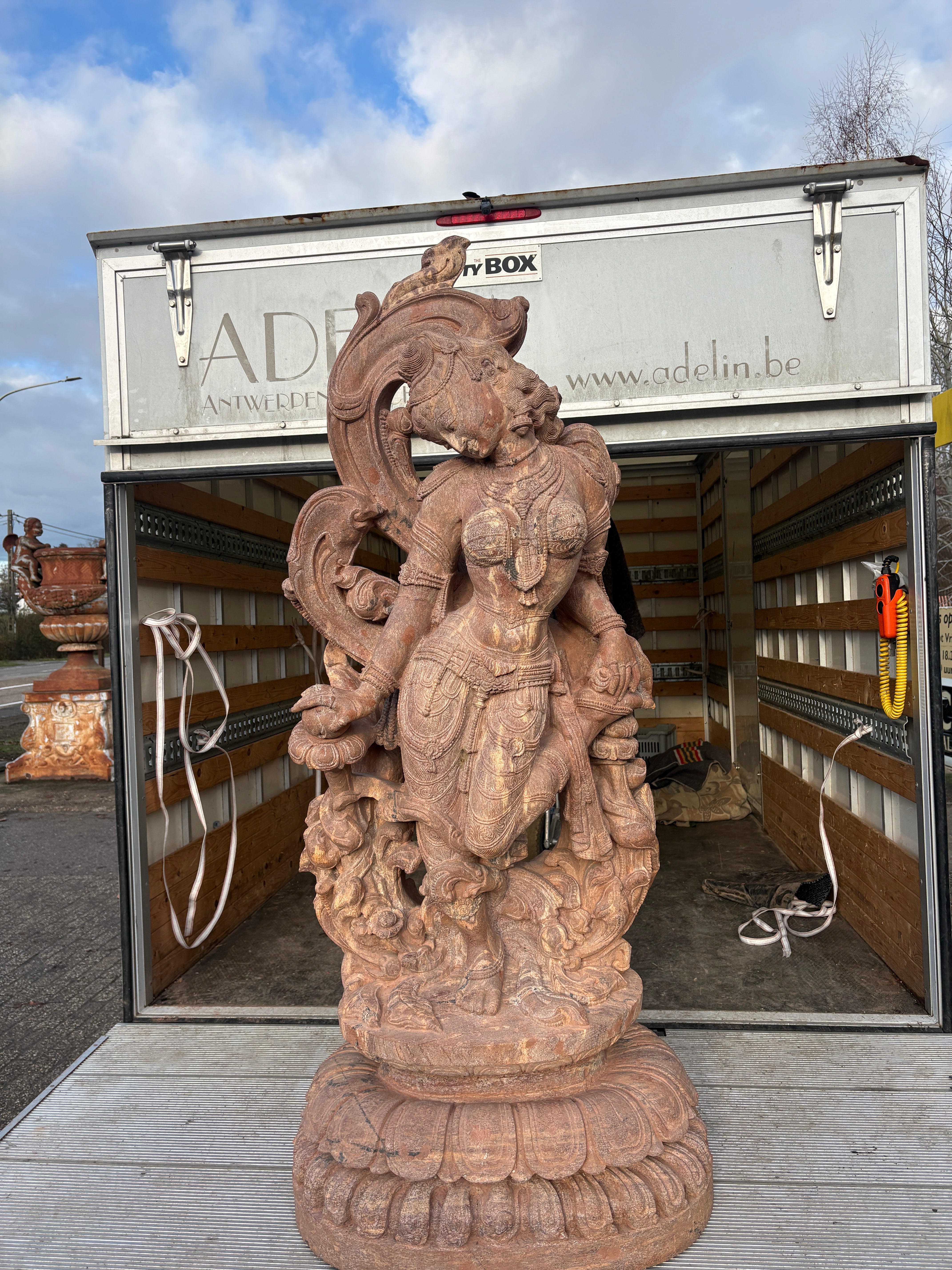 Devadasi Sandstone Statue (180 cm)