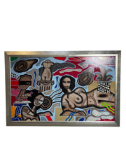 Hedendaagse abstracte compositie van Jesse Vermeeren