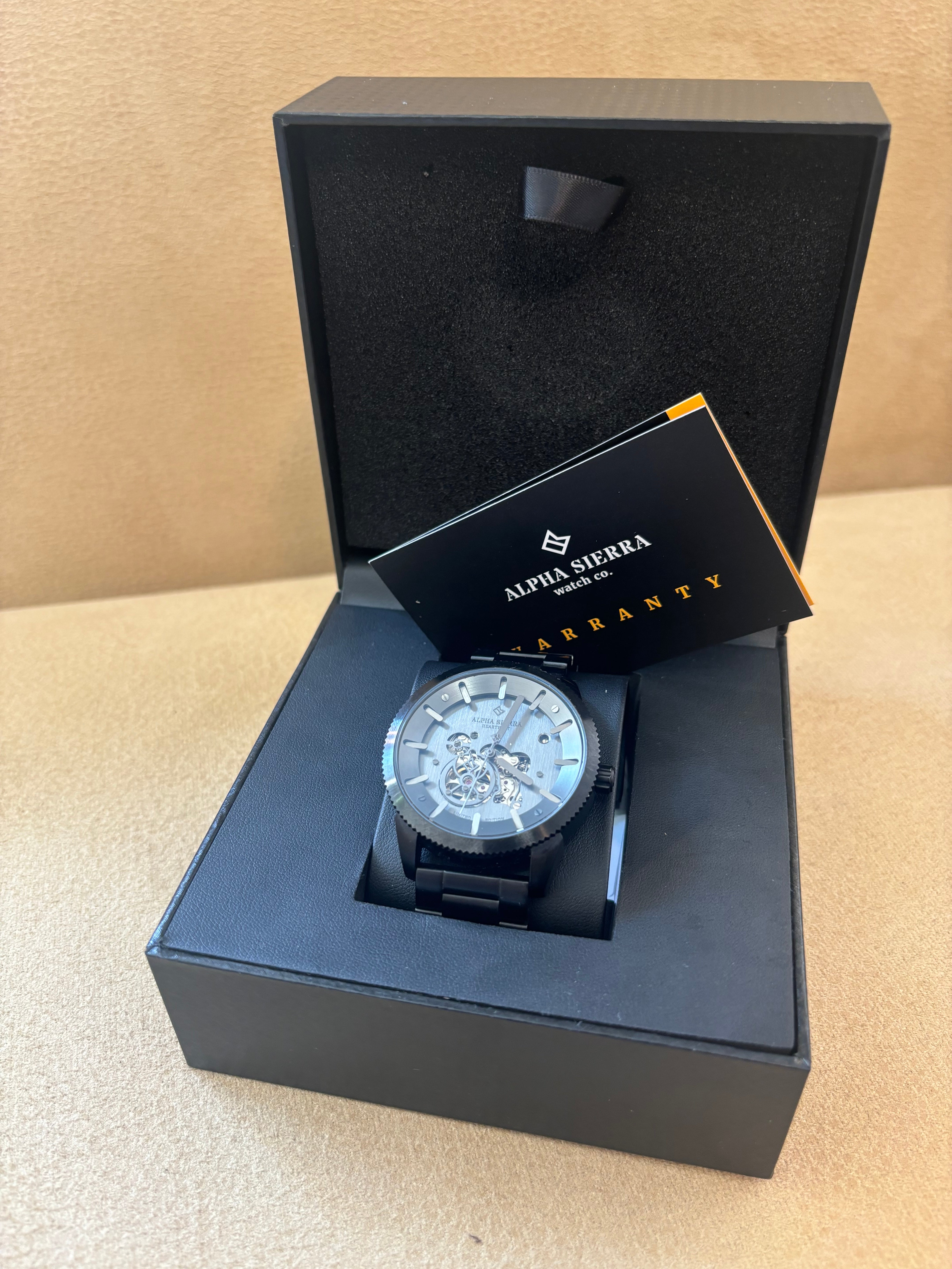 Black “Alpha Sierra” 82S0 Watch