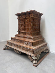 Large Antique Temple Cabinet