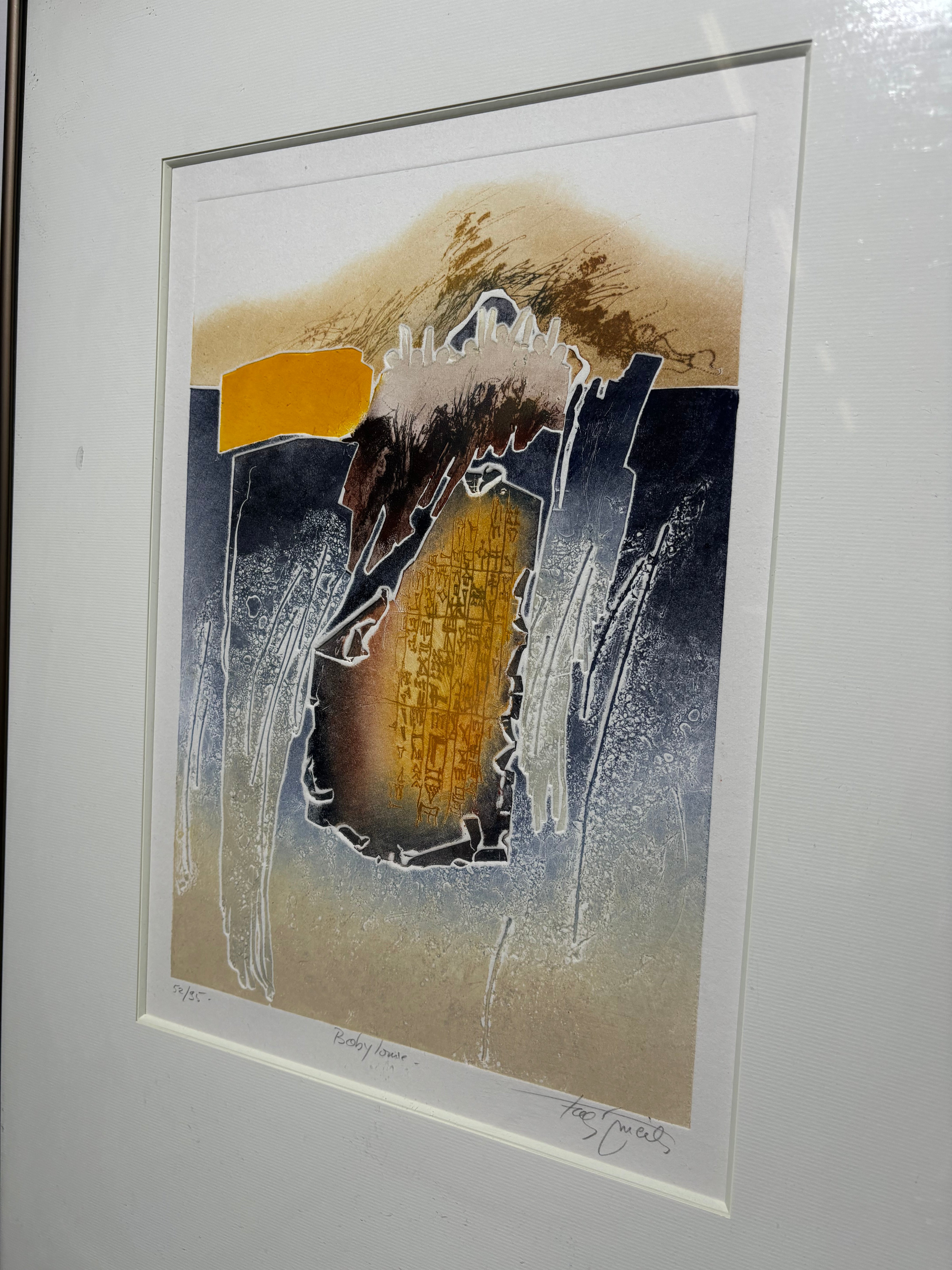 Gravure de Francis Méan « Babylonie »