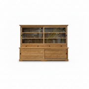 Modern Large-Scale Teak Display Cabinet