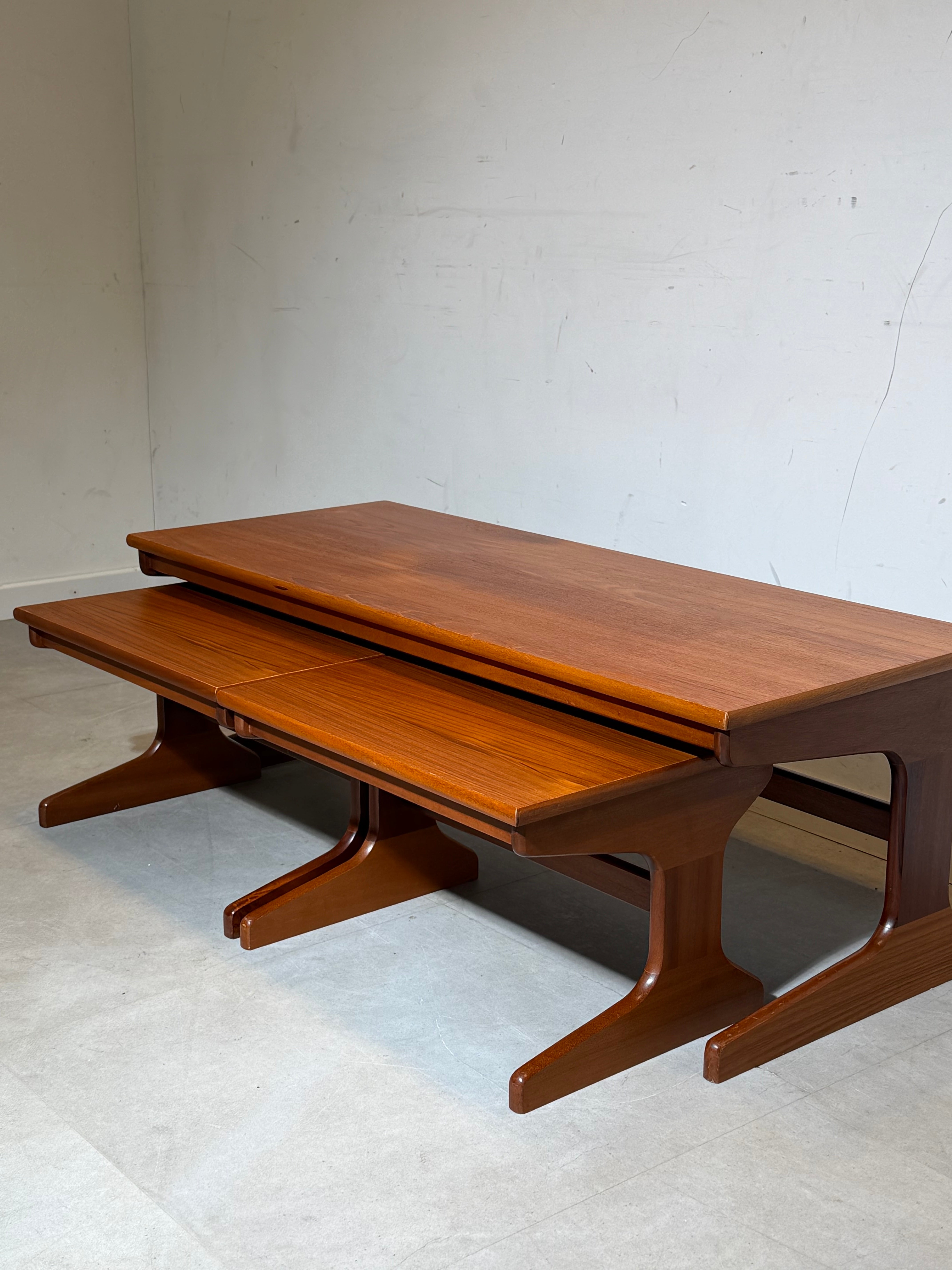 Portwood Teak Nest of Tables – Mid-Century Modern British Design