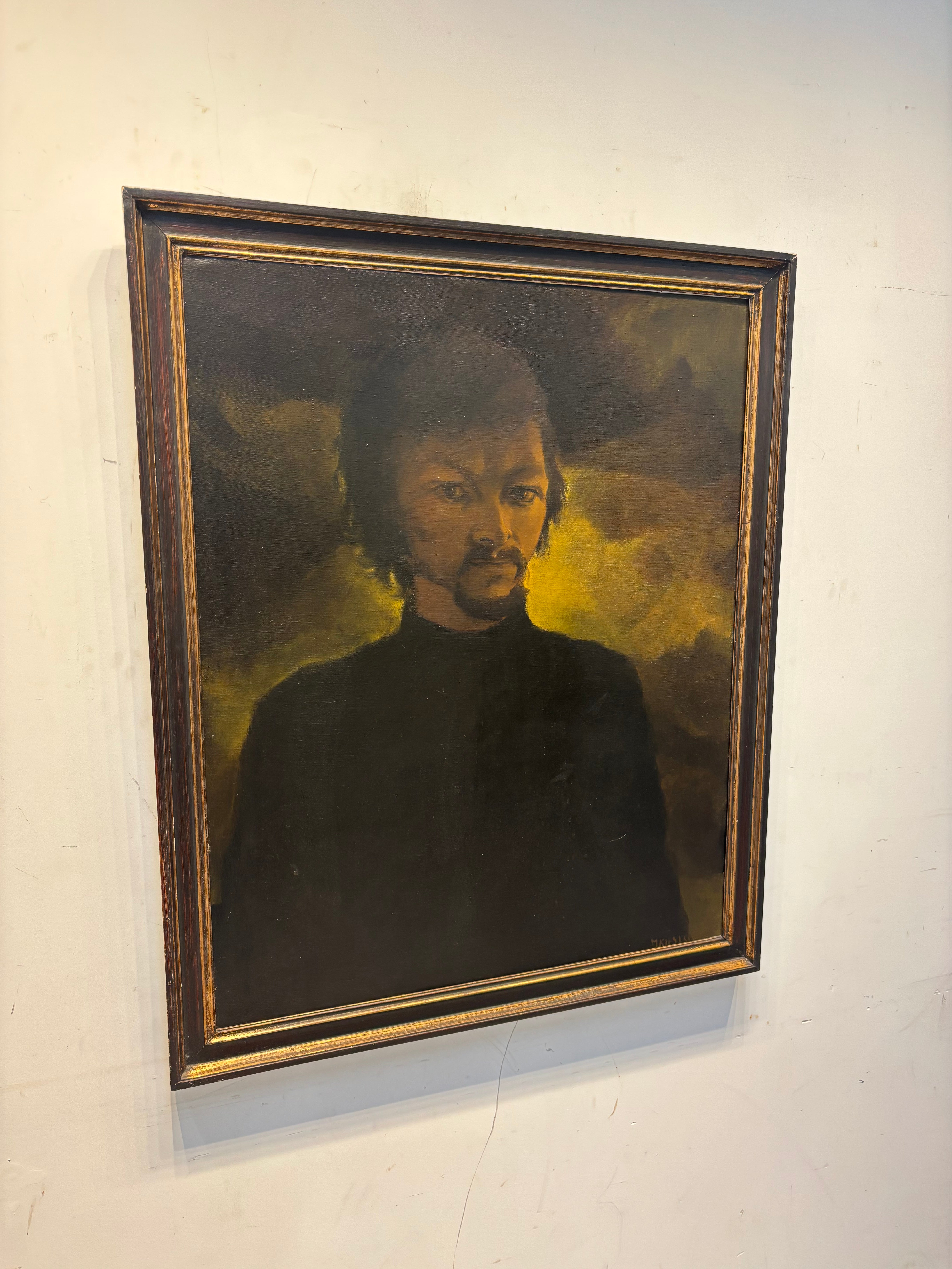 Hans Kitslaar - Potrait - Huile sur toile