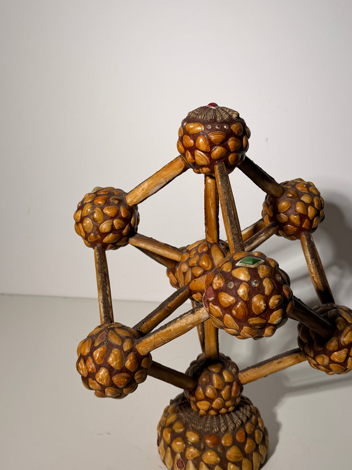 Vintage Handmade Atomium Folk Art Model – Brussels Expo 58