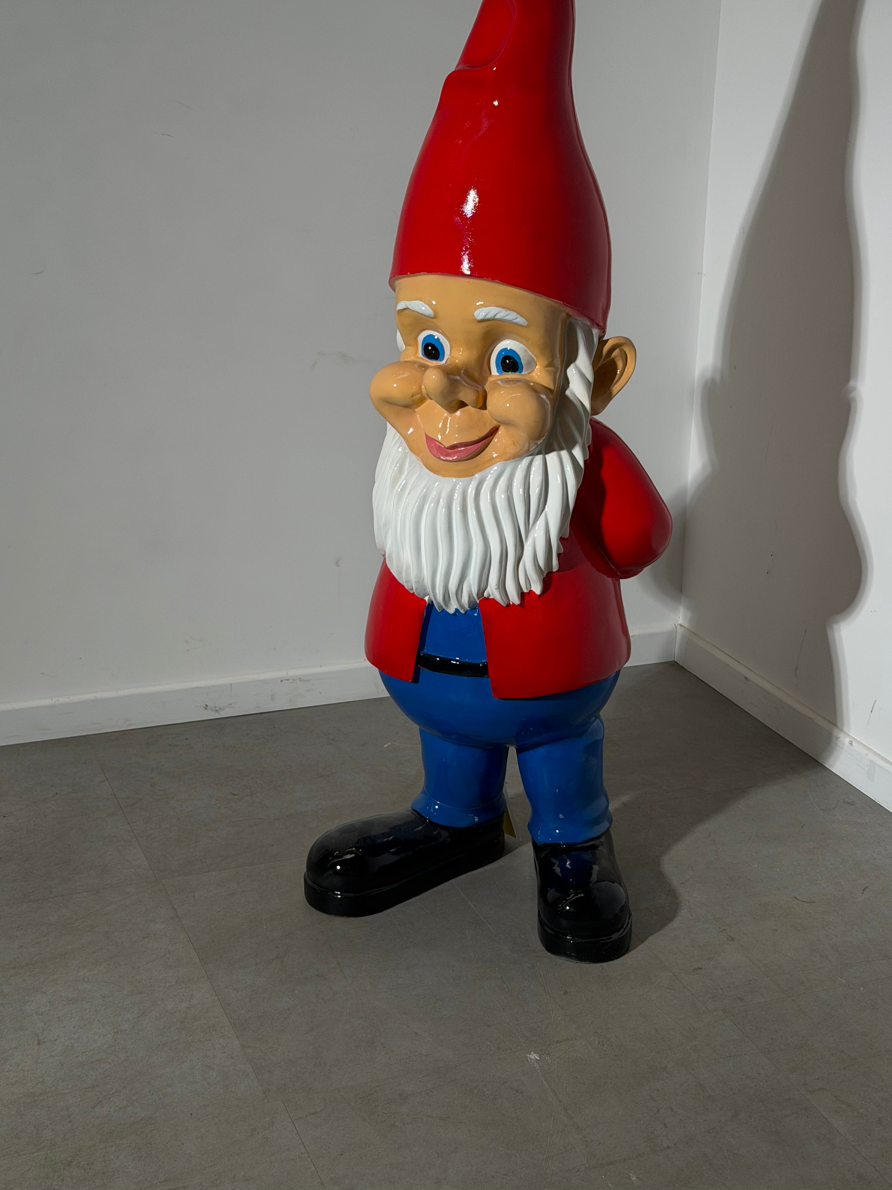 XL Outdoor Garden Gnome – 160 cm – Fiberglass & Polyester