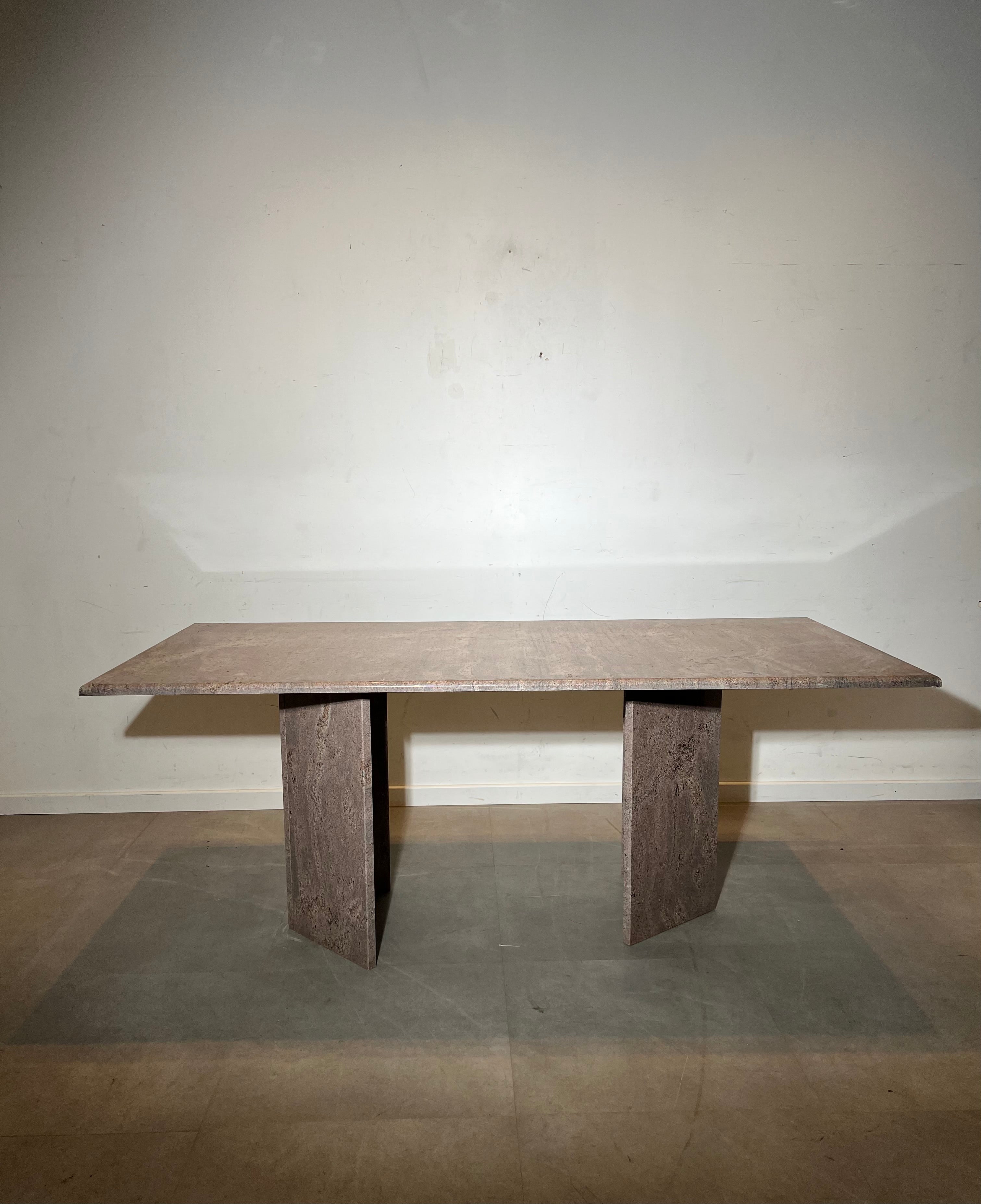 Vintage Granite Dining Table