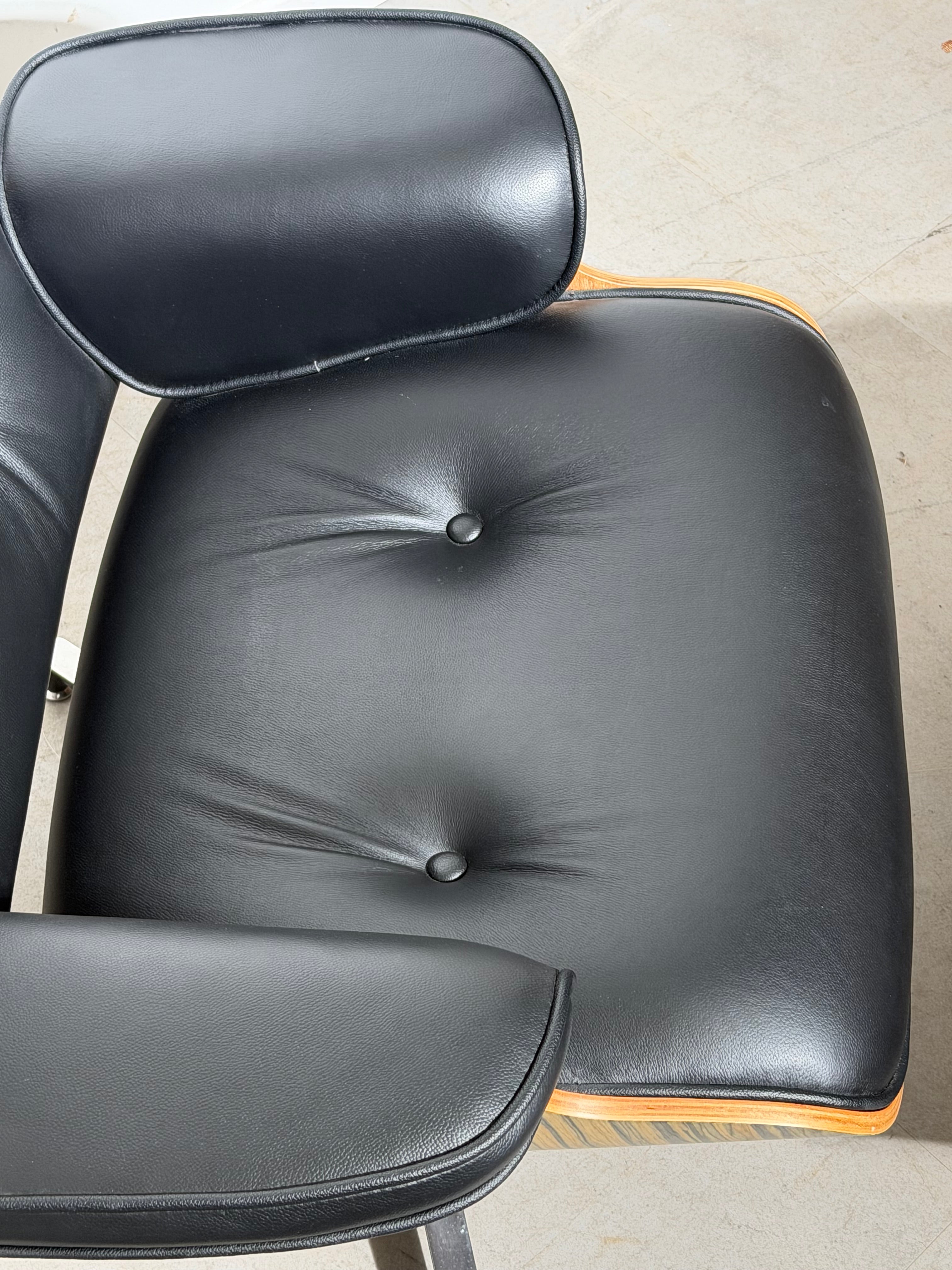Eames Lounge Chair & Ottoman Replica – Rosewood Finish