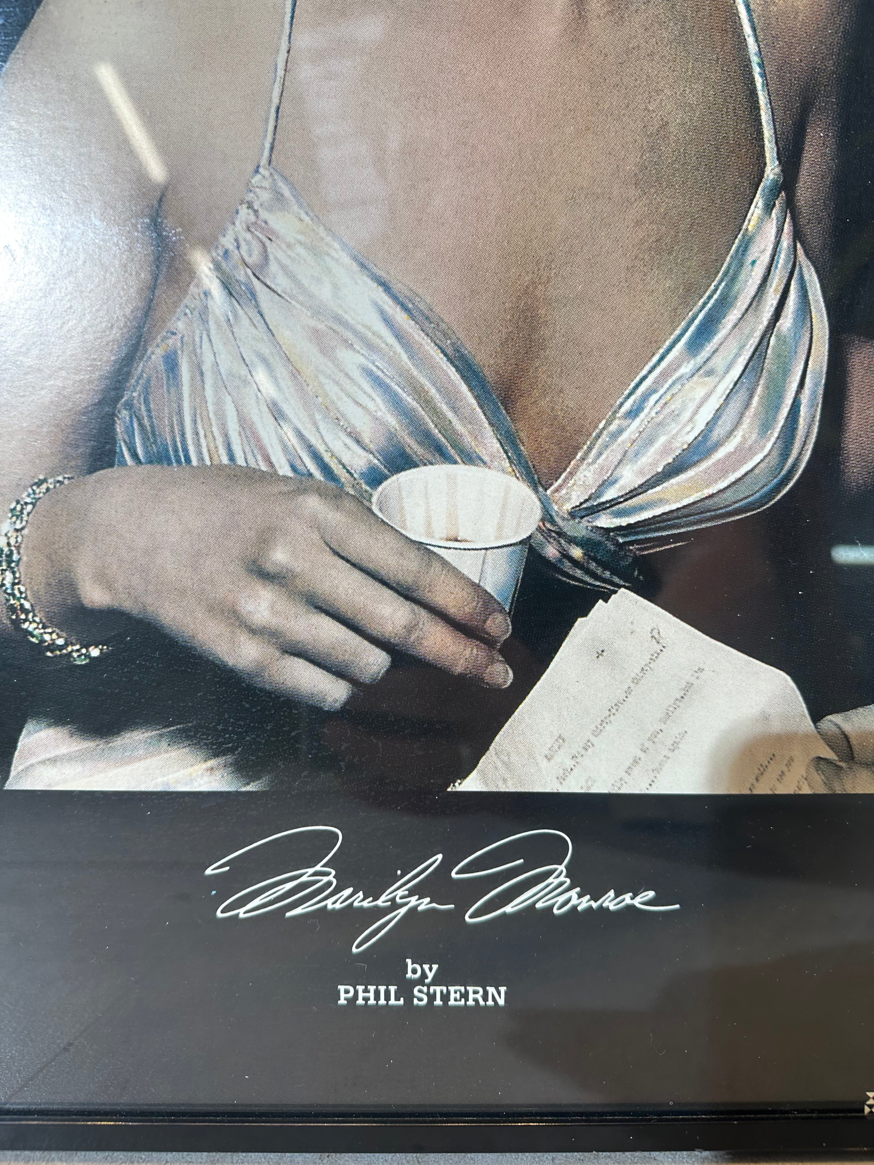 Panneau photographique de Marilyn Monroe par Phil Stern